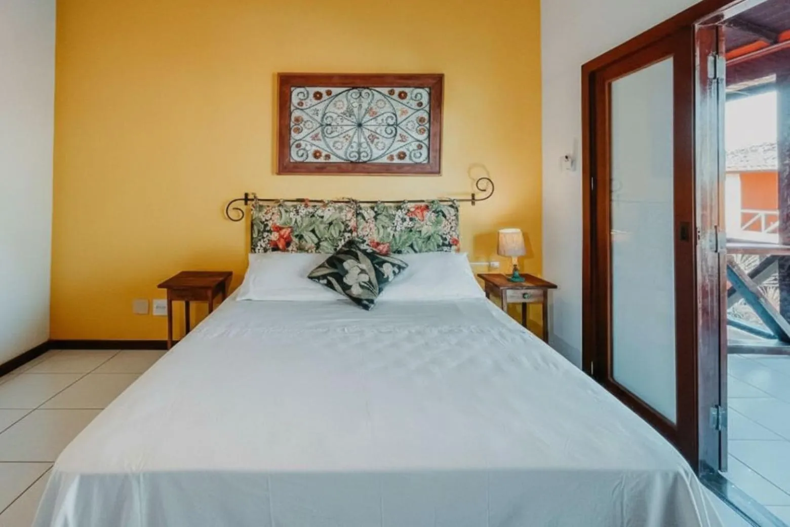 Bed in Pousada Sabledor