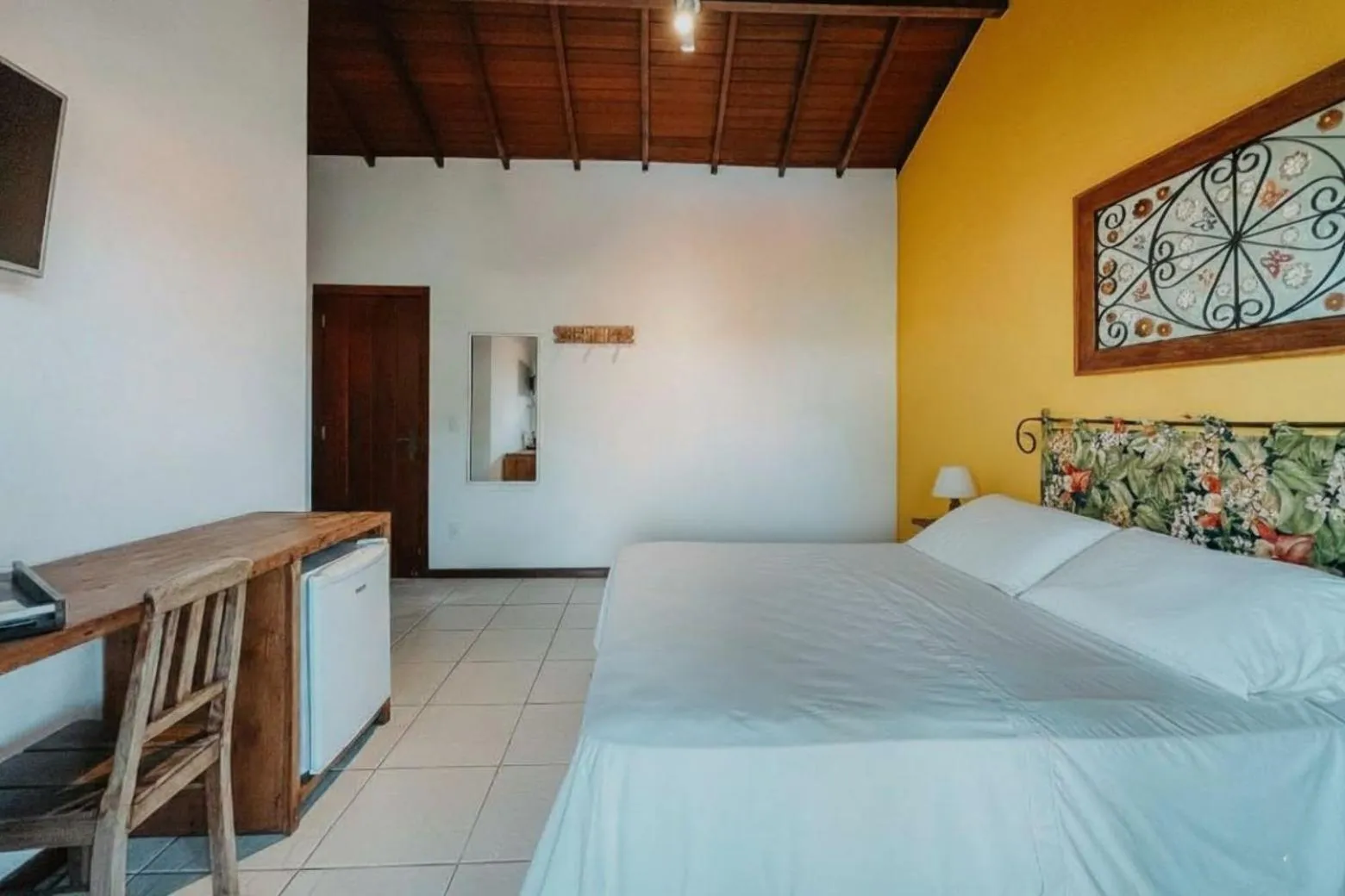 Bed in Pousada Sabledor