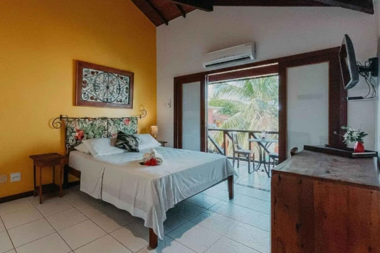 Bed in Pousada Sabledor