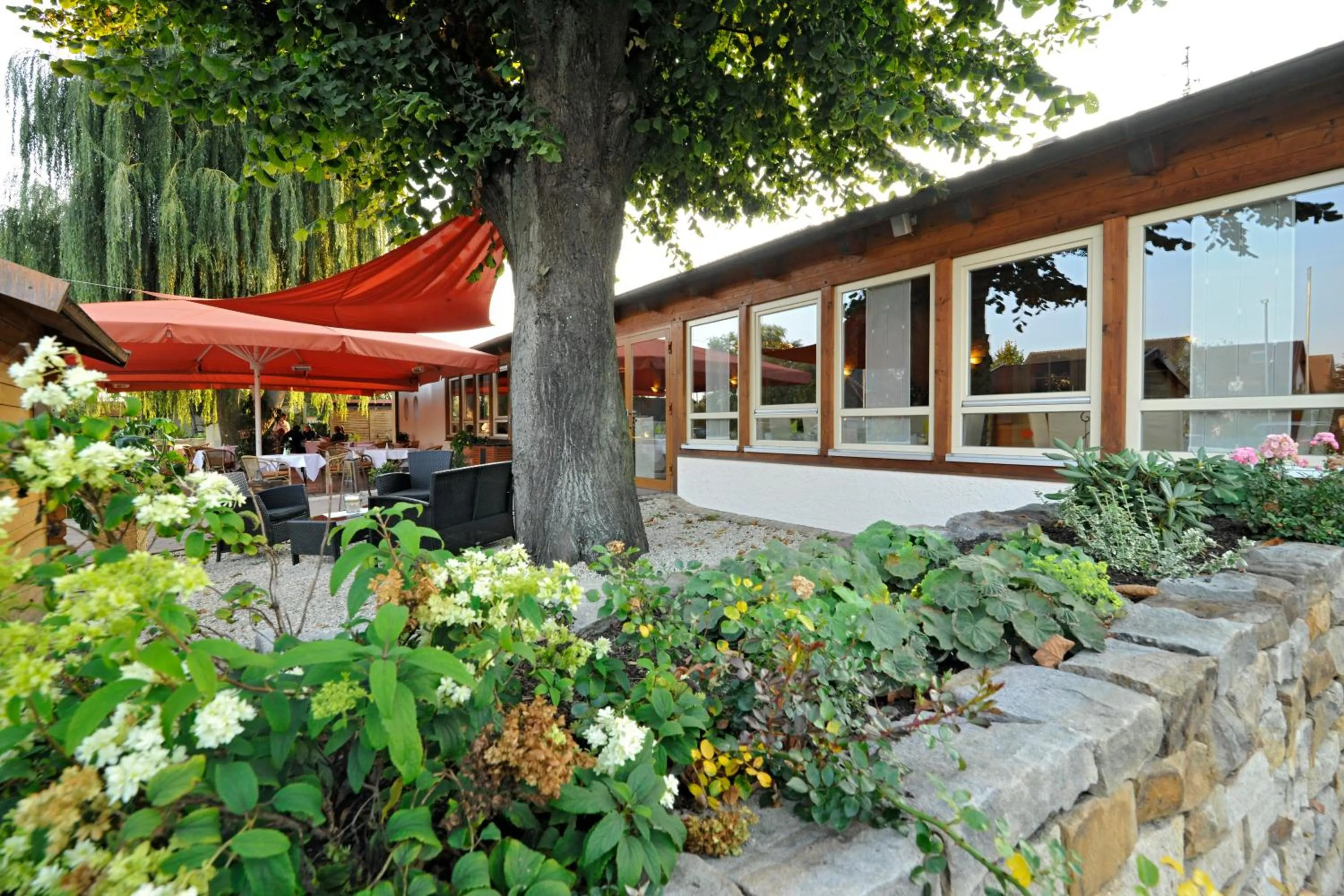 Garden in Hotel Dreimädelhaus