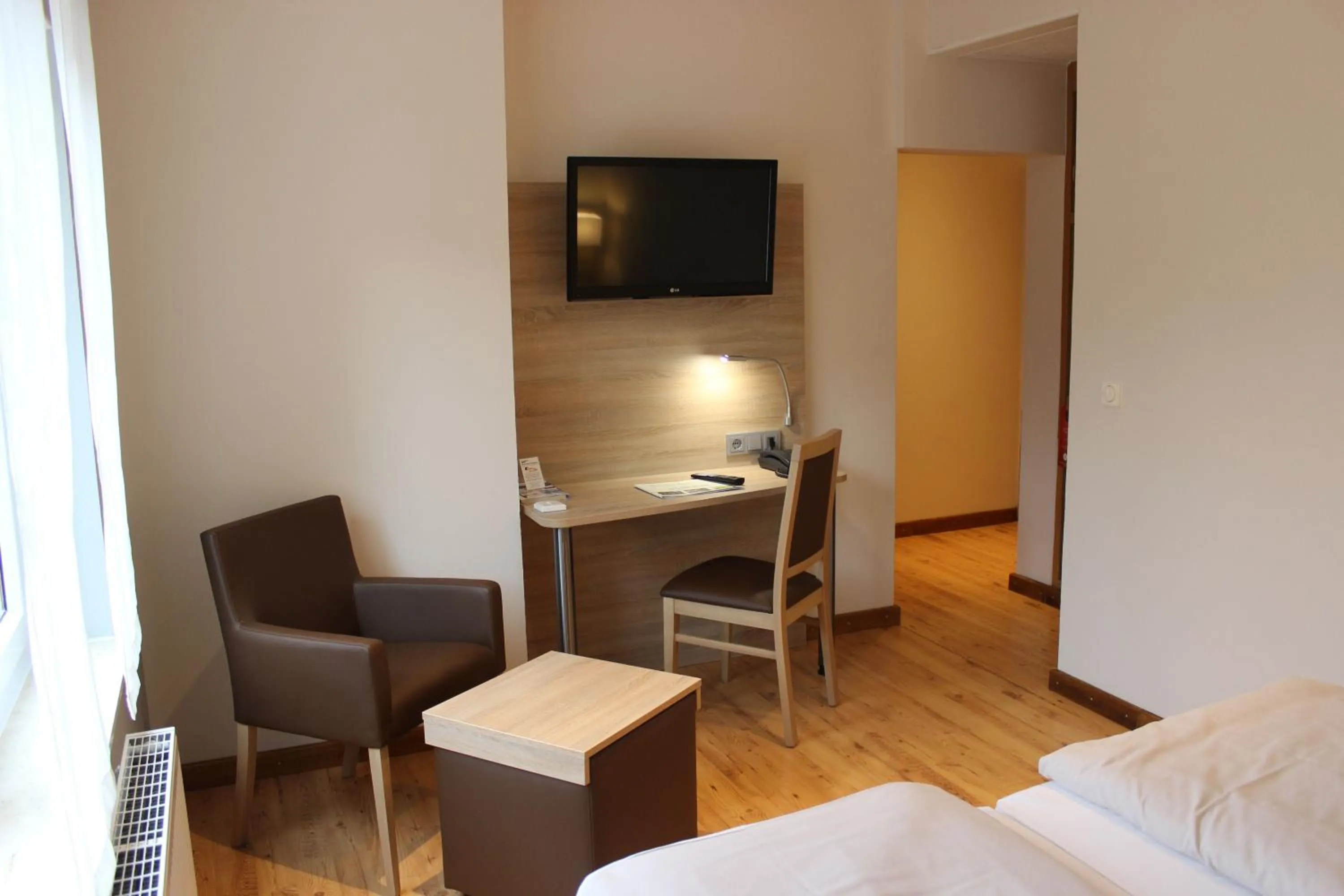 Bed in Hotel Dreimädelhaus