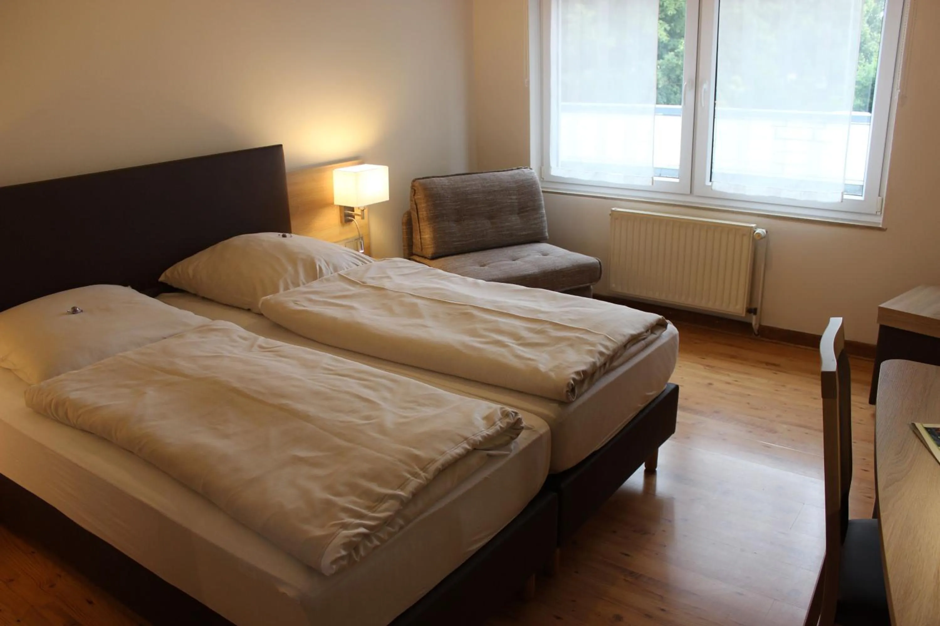 Bed in Hotel Dreimädelhaus