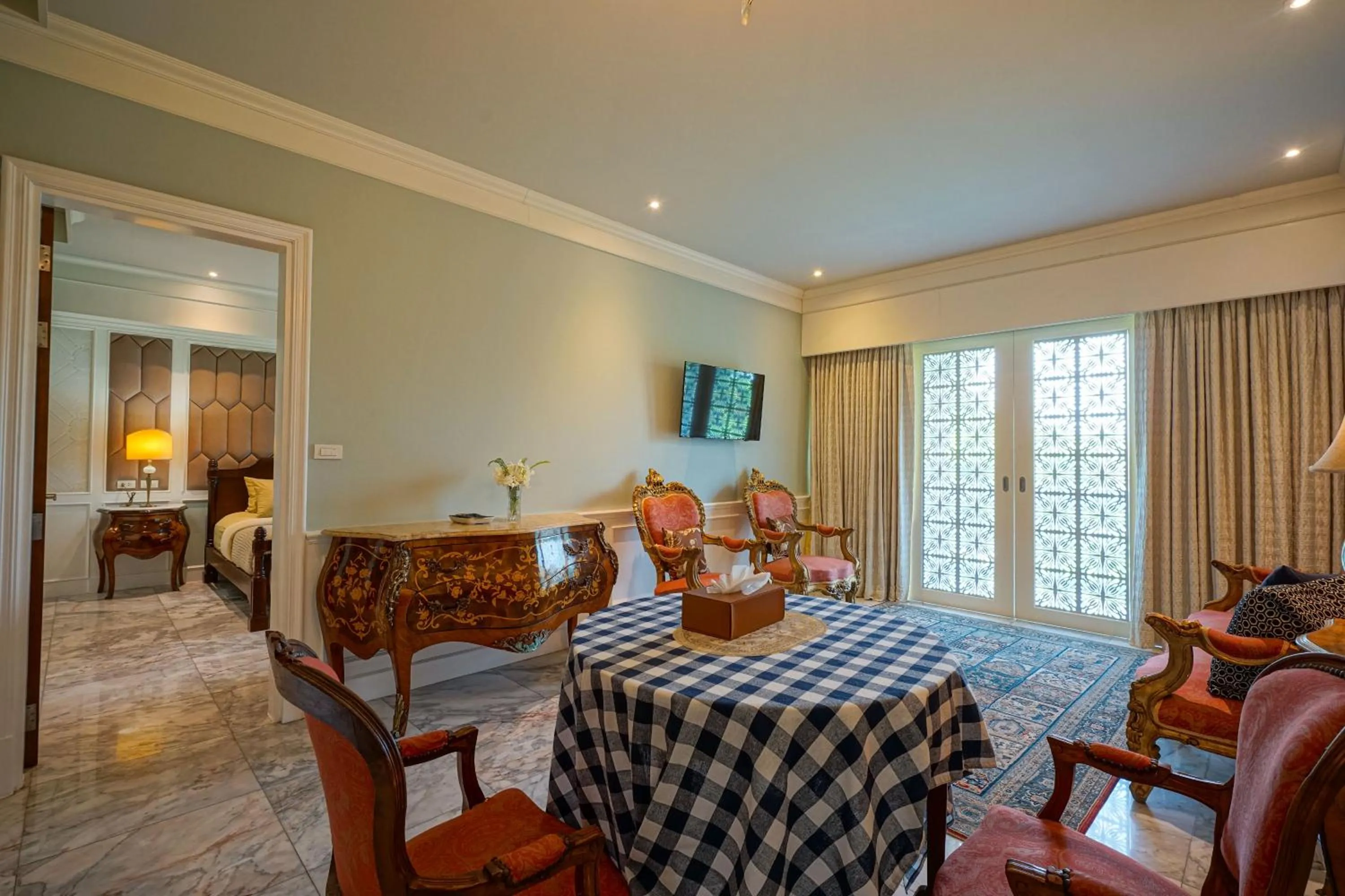 Living room in At Pingnakorn Riverside