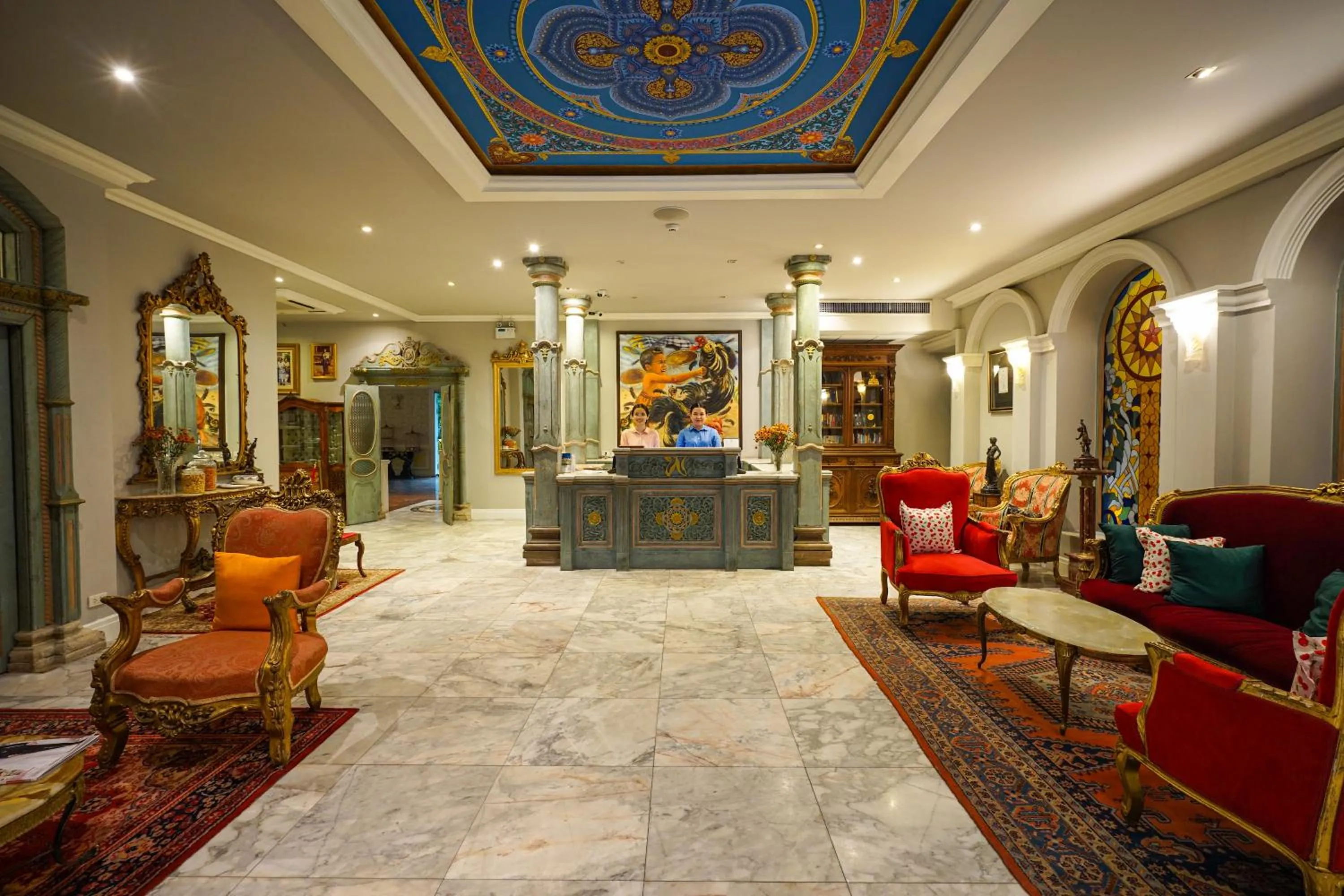 Lobby or reception in At Pingnakorn Riverside