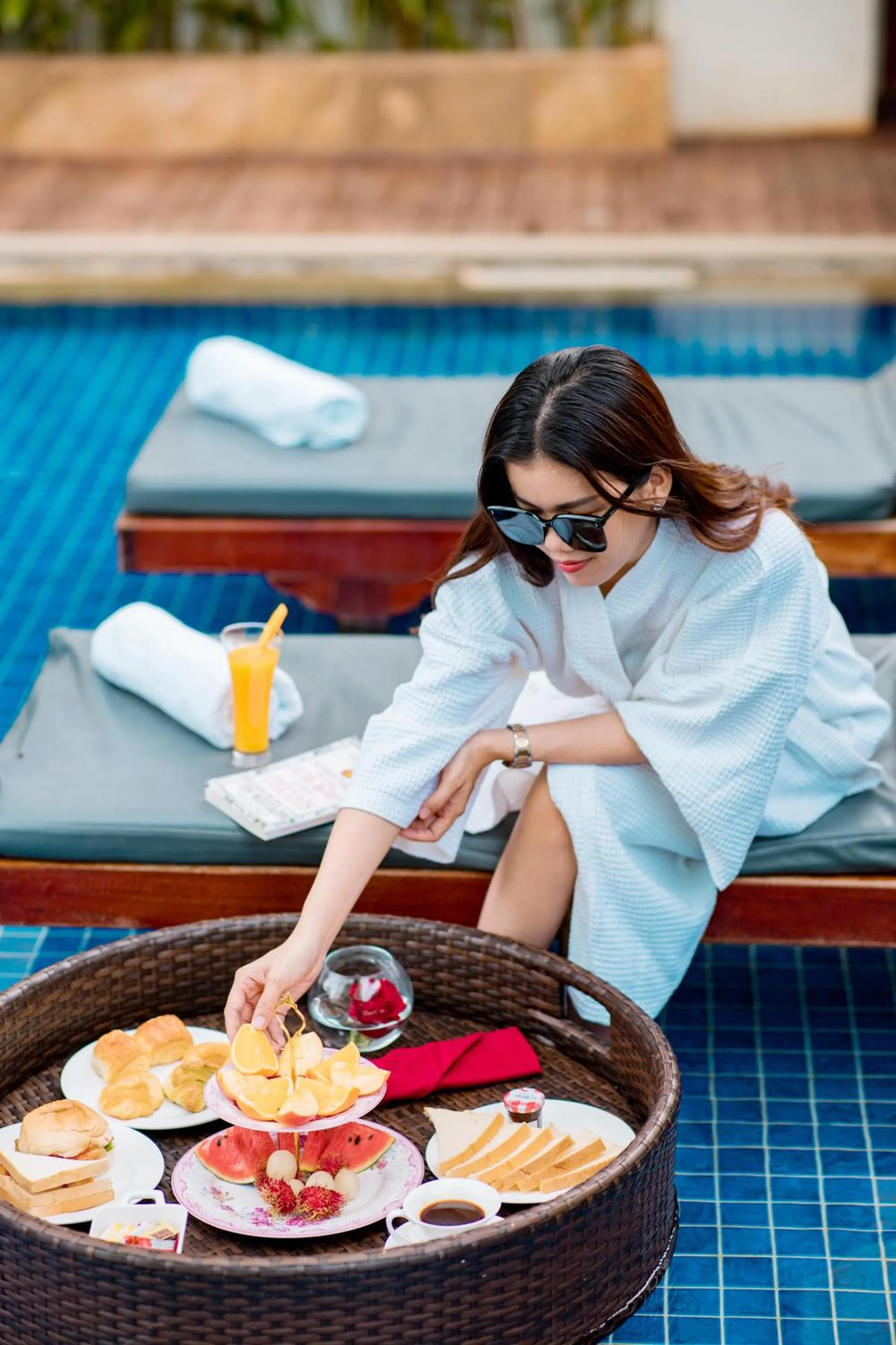 Swimming pool in Ratana Angkor Hotel