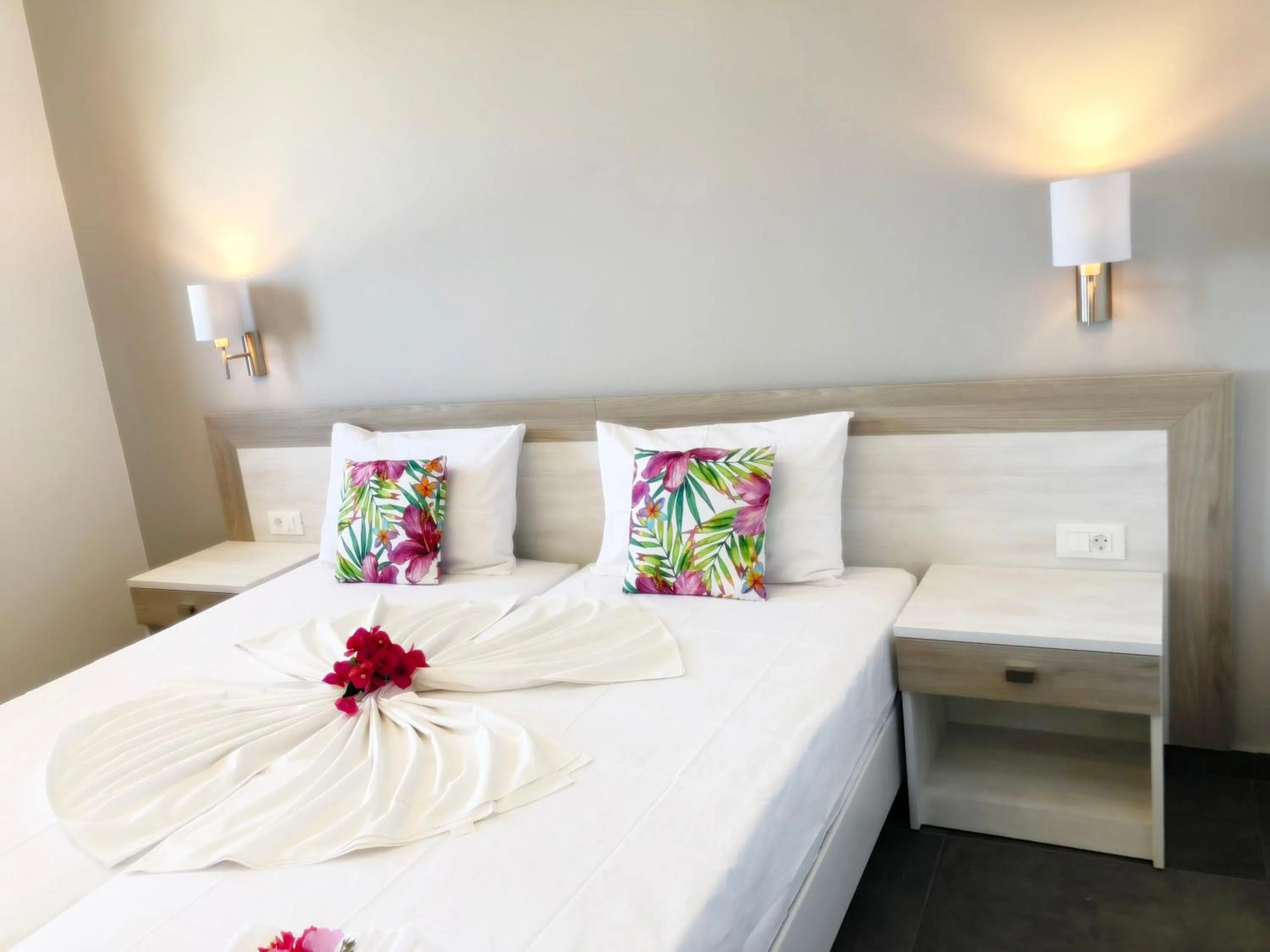 Bed in Votsalakia Hotel