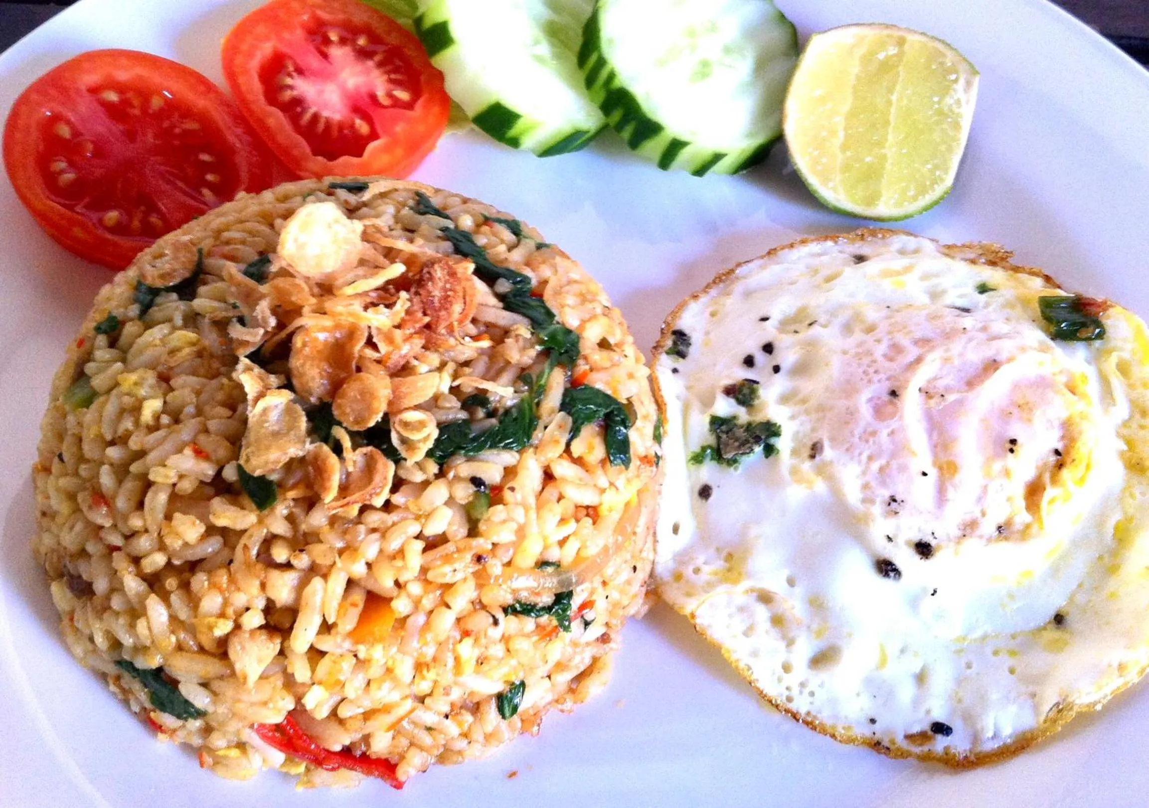 Food close-up in Jungut Guest House Ubud