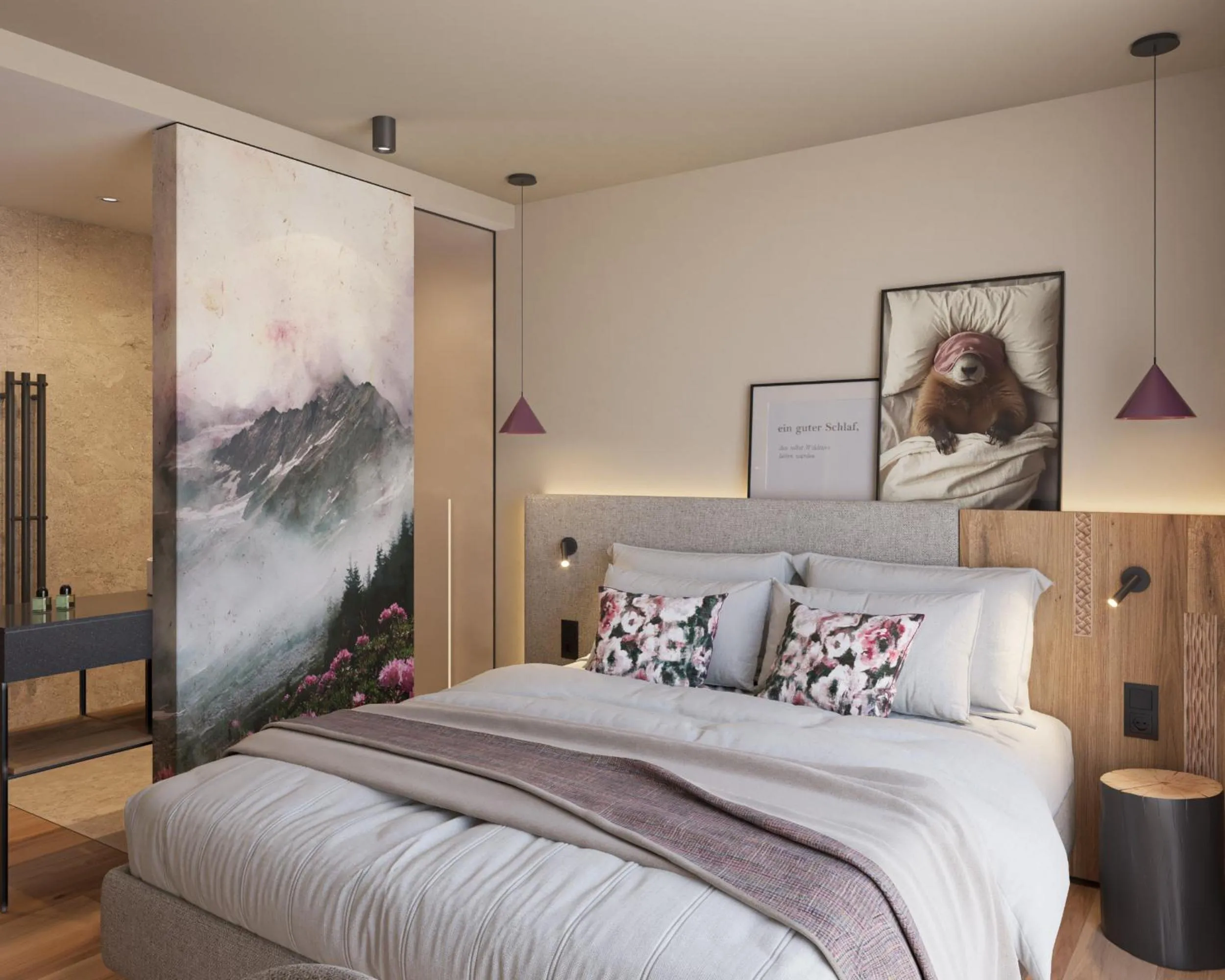 Bedroom, Bed in Ziach & Candy Grossarl