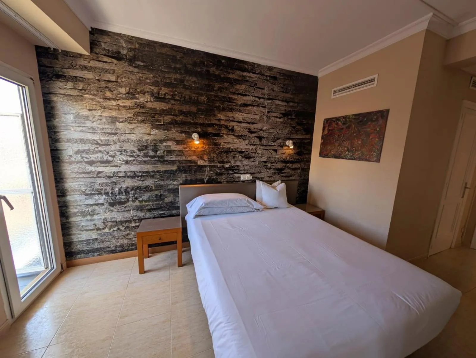 Bed in Hostal Mar del Plata