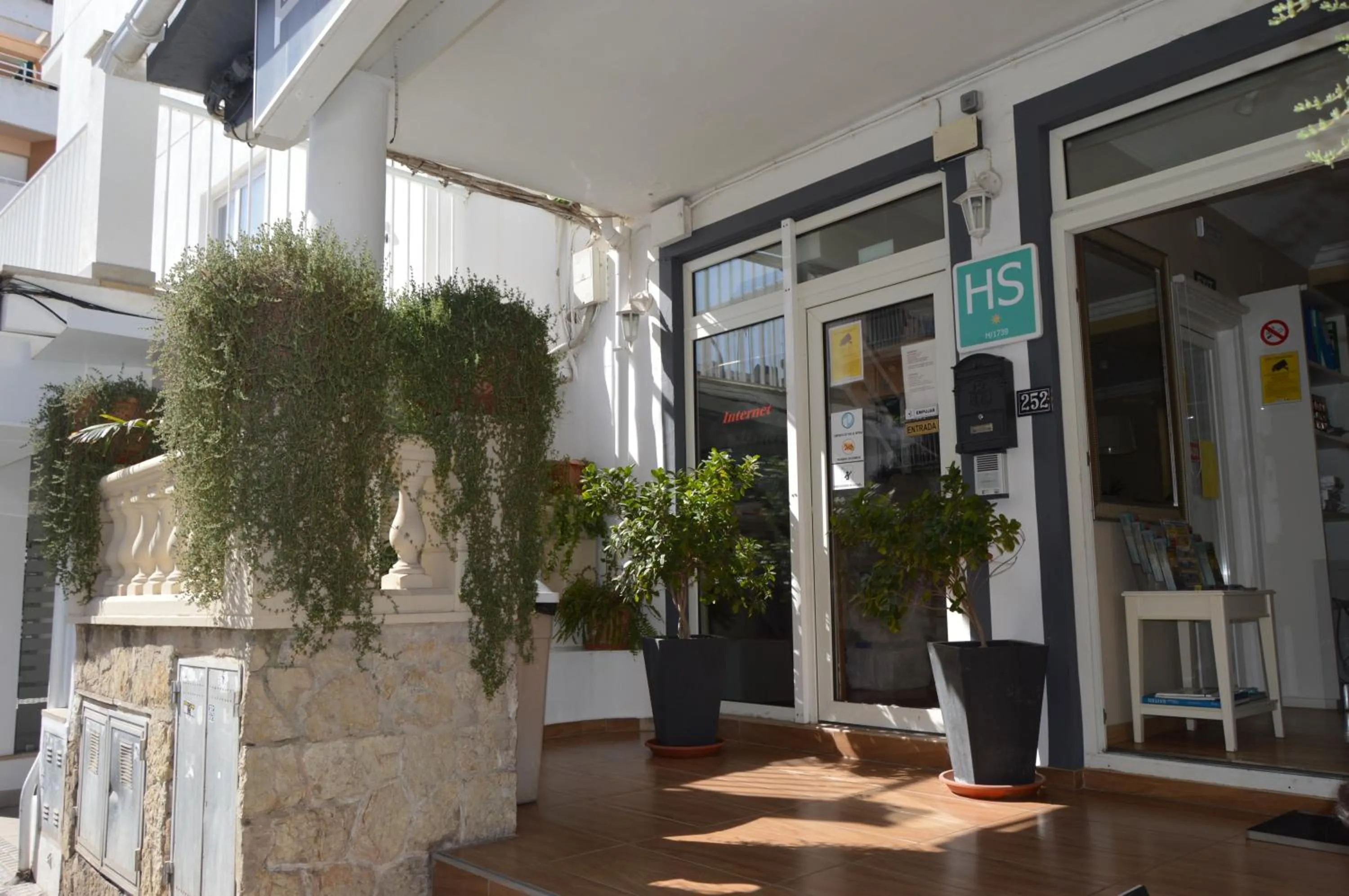 Lobby or reception in Hostal Mar del Plata