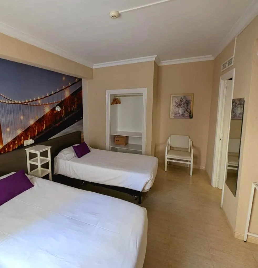 Bed in Hostal Mar del Plata