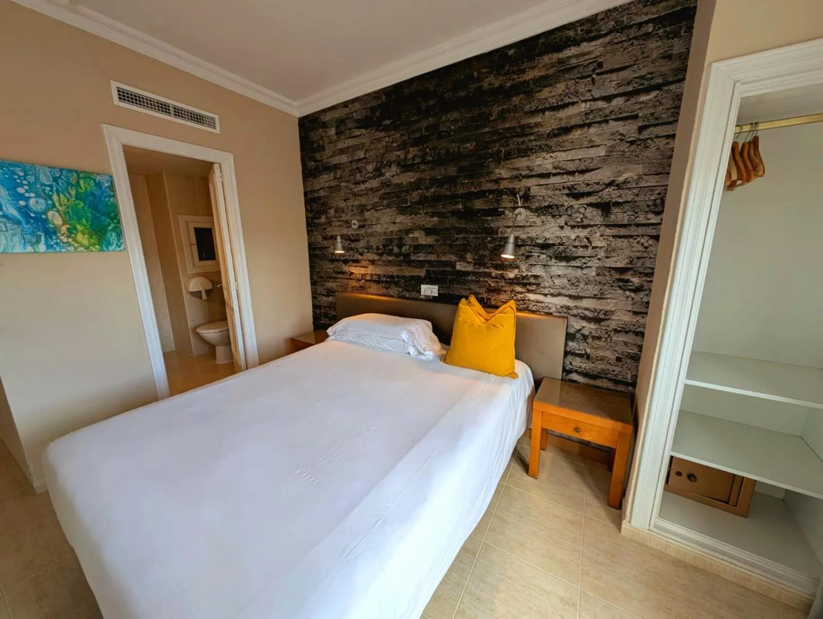 Bed in Hostal Mar del Plata