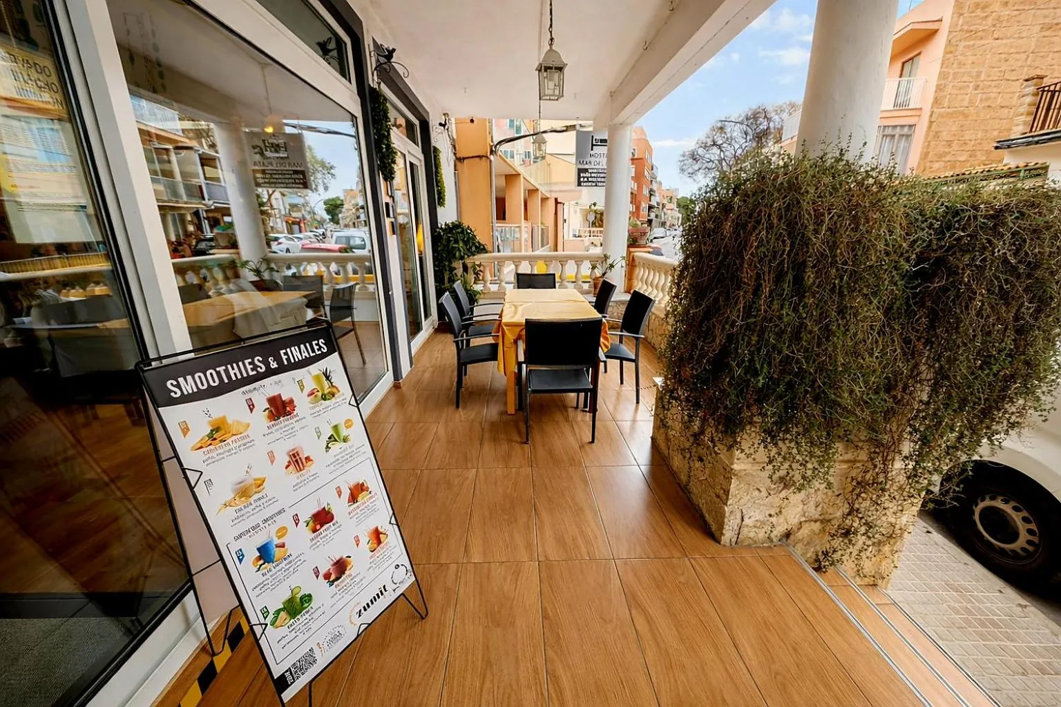 Balcony/Terrace in Hostal Mar del Plata