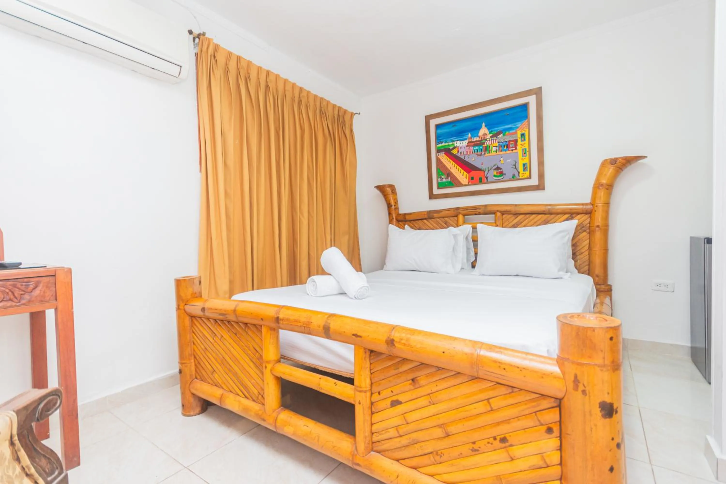 Bed in Hotel Baluarte Cartagena Boutique