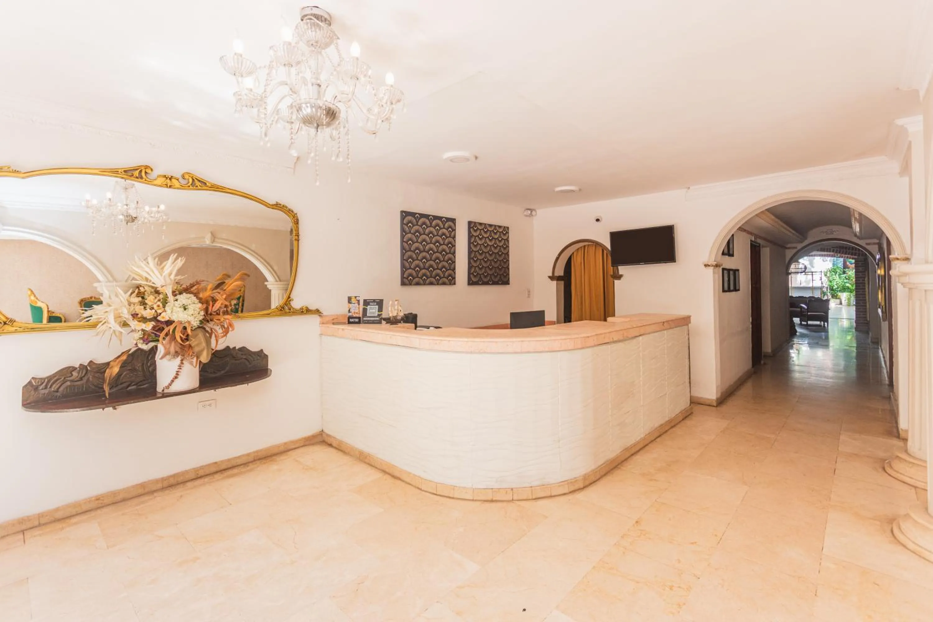 Lobby or reception in Hotel Baluarte Cartagena Boutique