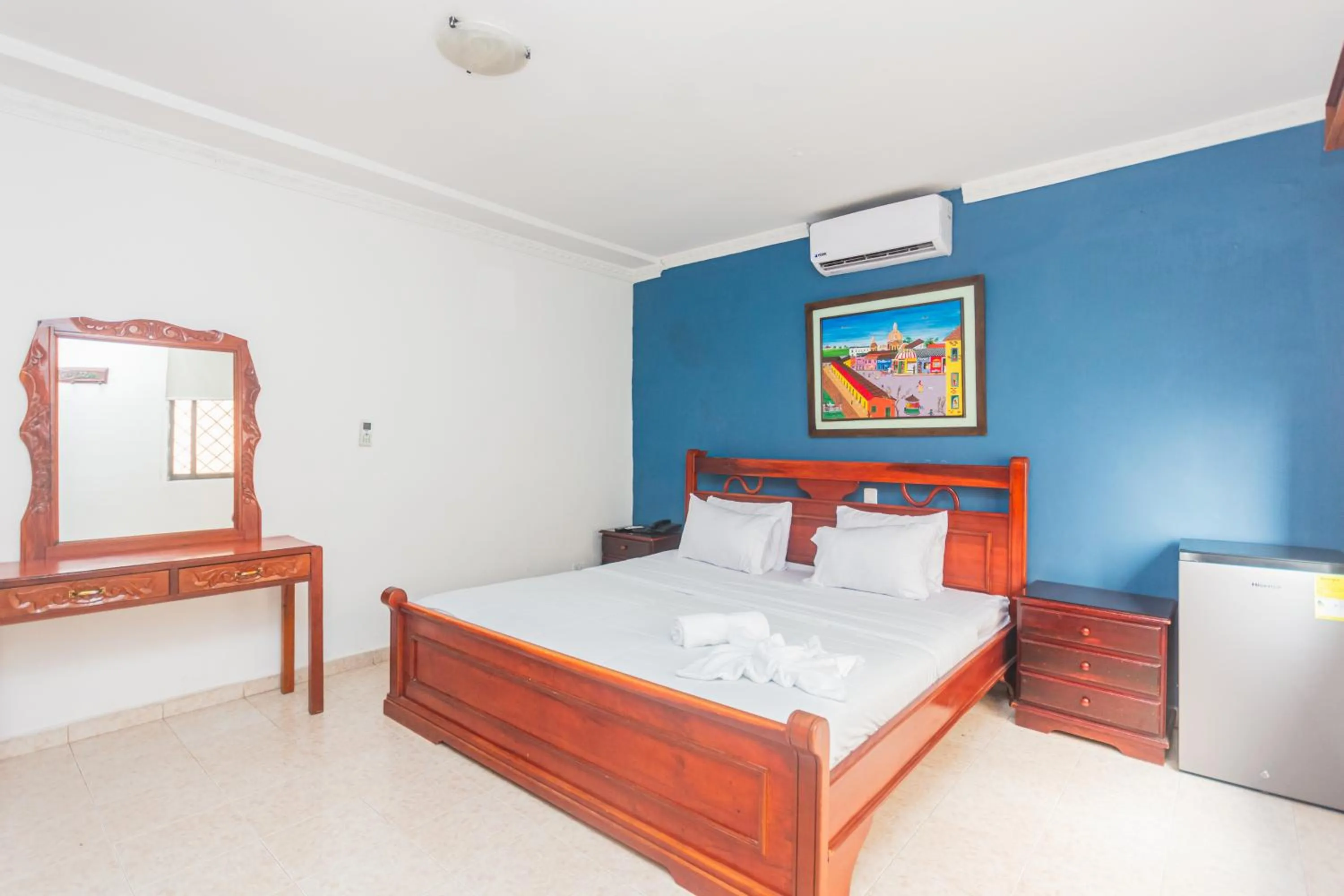 Bed in Hotel Baluarte Cartagena Boutique