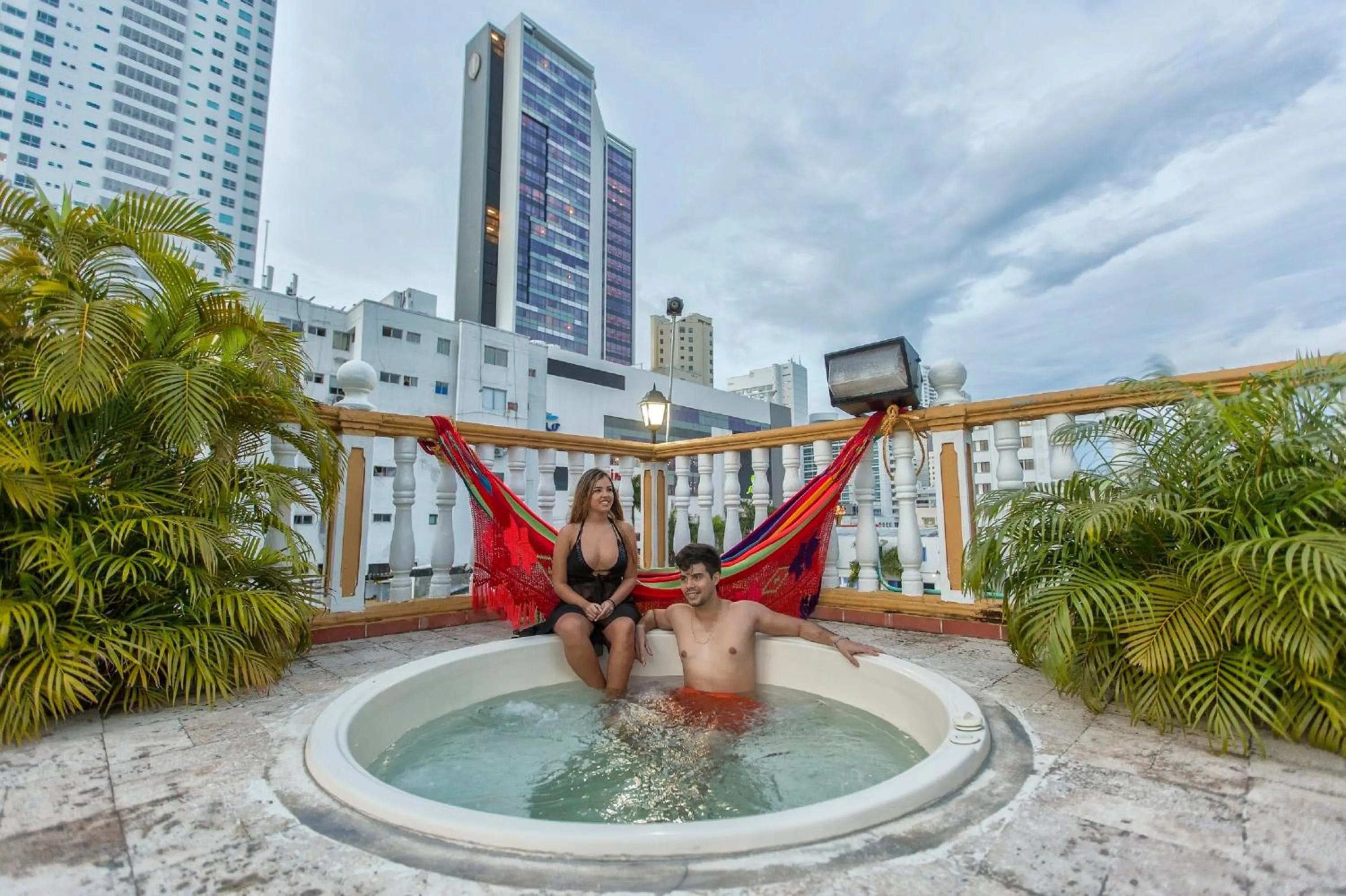Hot Tub in Hotel Baluarte Cartagena Boutique