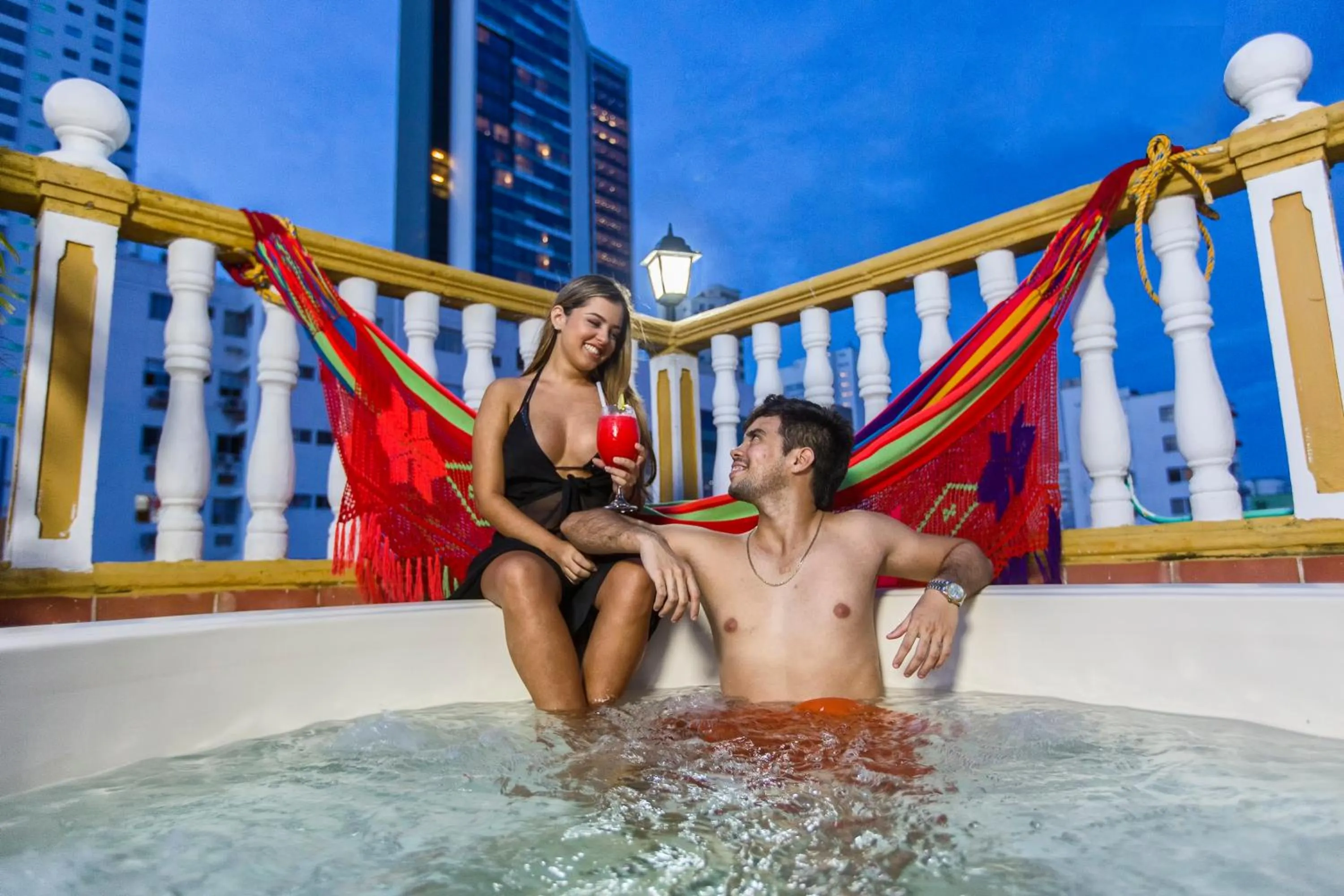 Hot Tub in Hotel Baluarte Cartagena Boutique