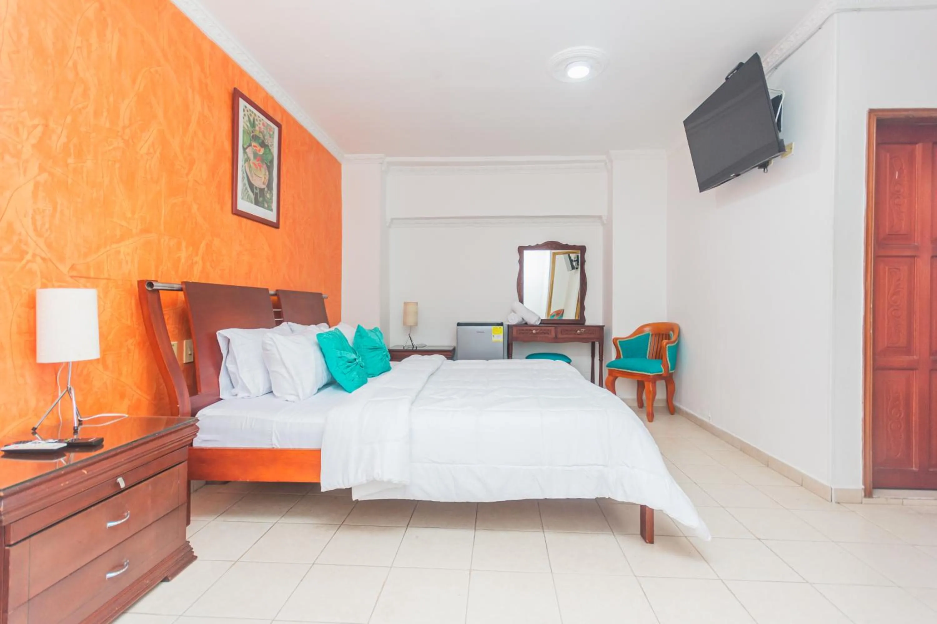 Bed in Hotel Baluarte Cartagena Boutique