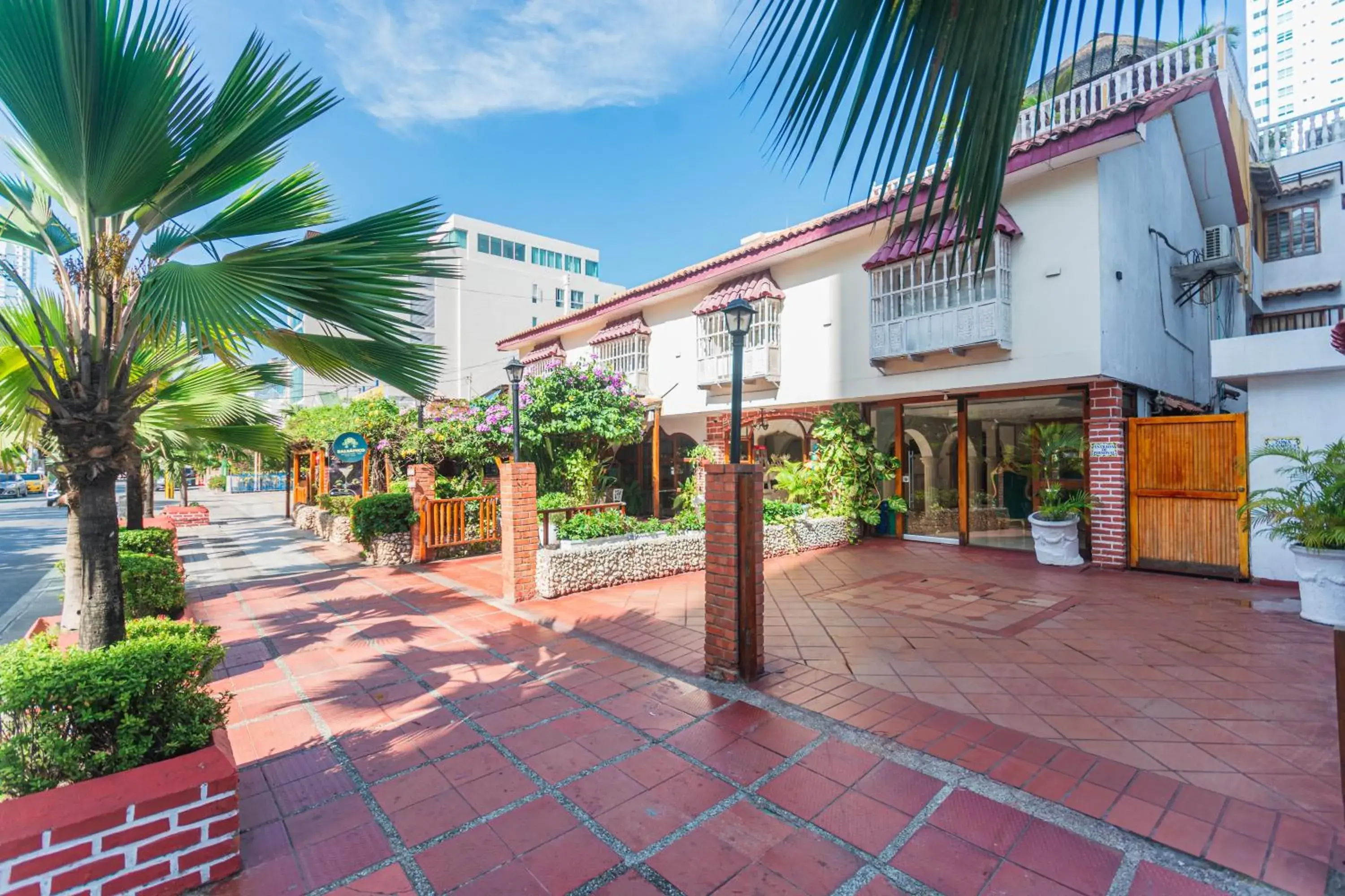 Property building in Hotel Baluarte Cartagena Boutique Property building in Hotel Baluarte Cartagena Boutique