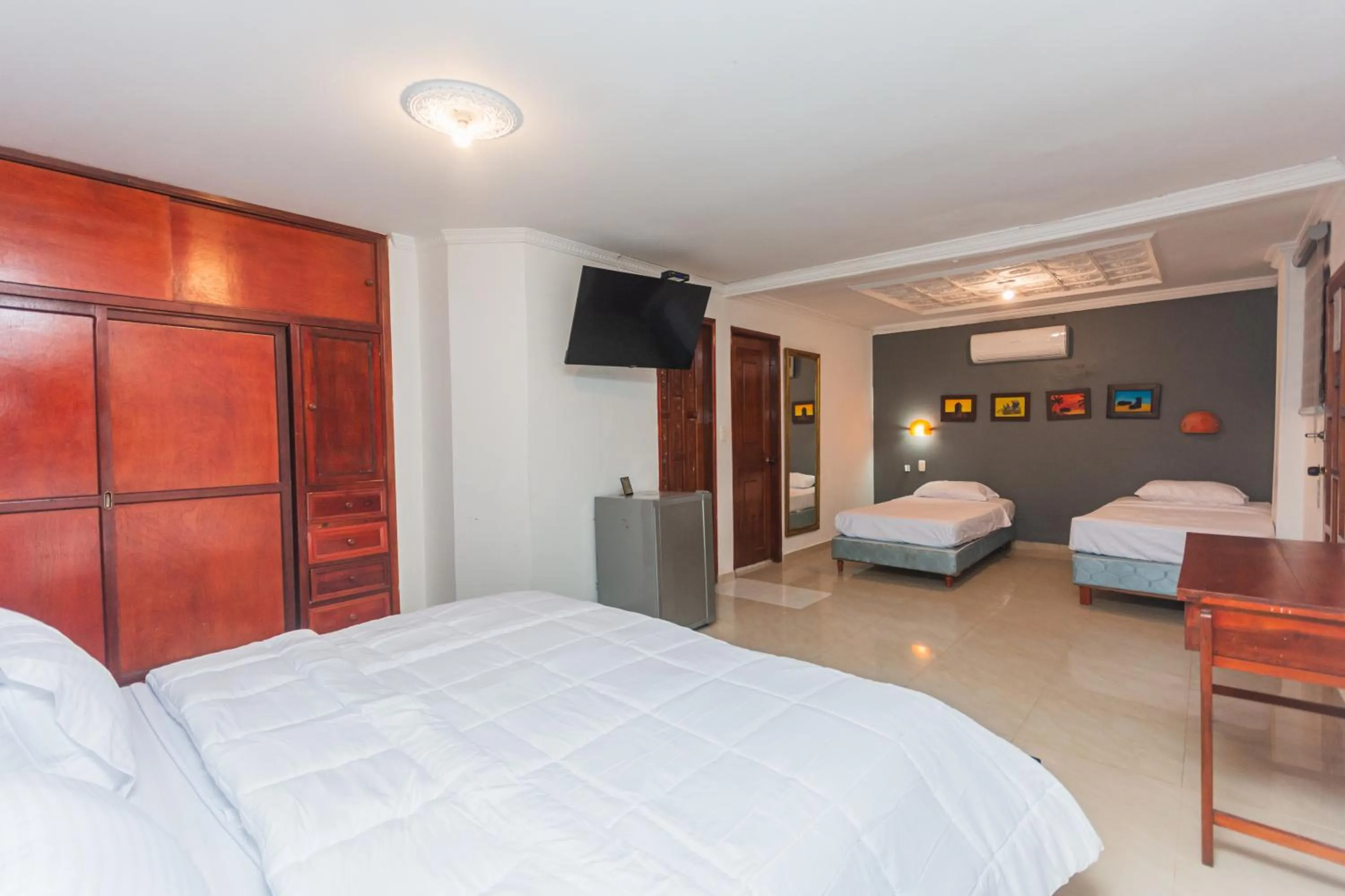 Bed in Hotel Baluarte Cartagena Boutique