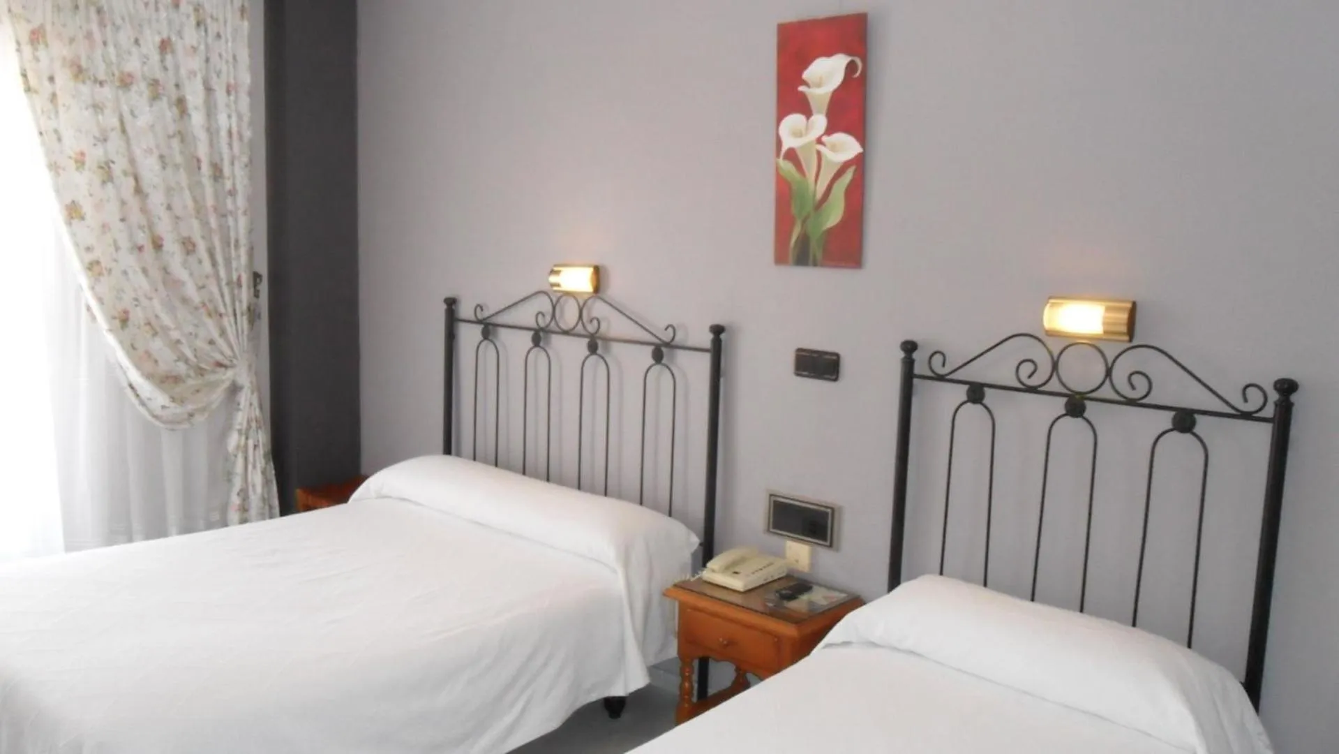 Bed in Hotel Lusitania, Centro Ciudad, Parking Privado