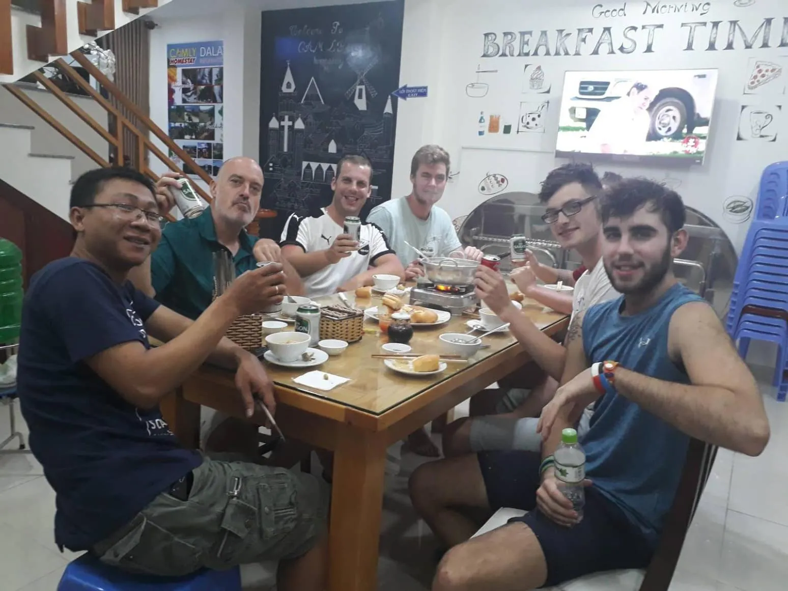 People in Cam Ly Homestay