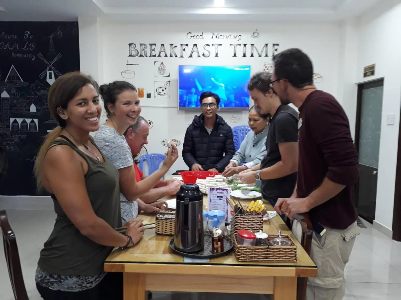 People in Cam Ly Homestay