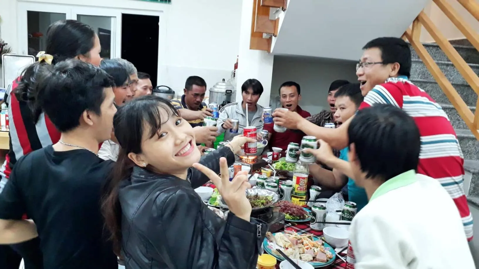 People in Cam Ly Homestay