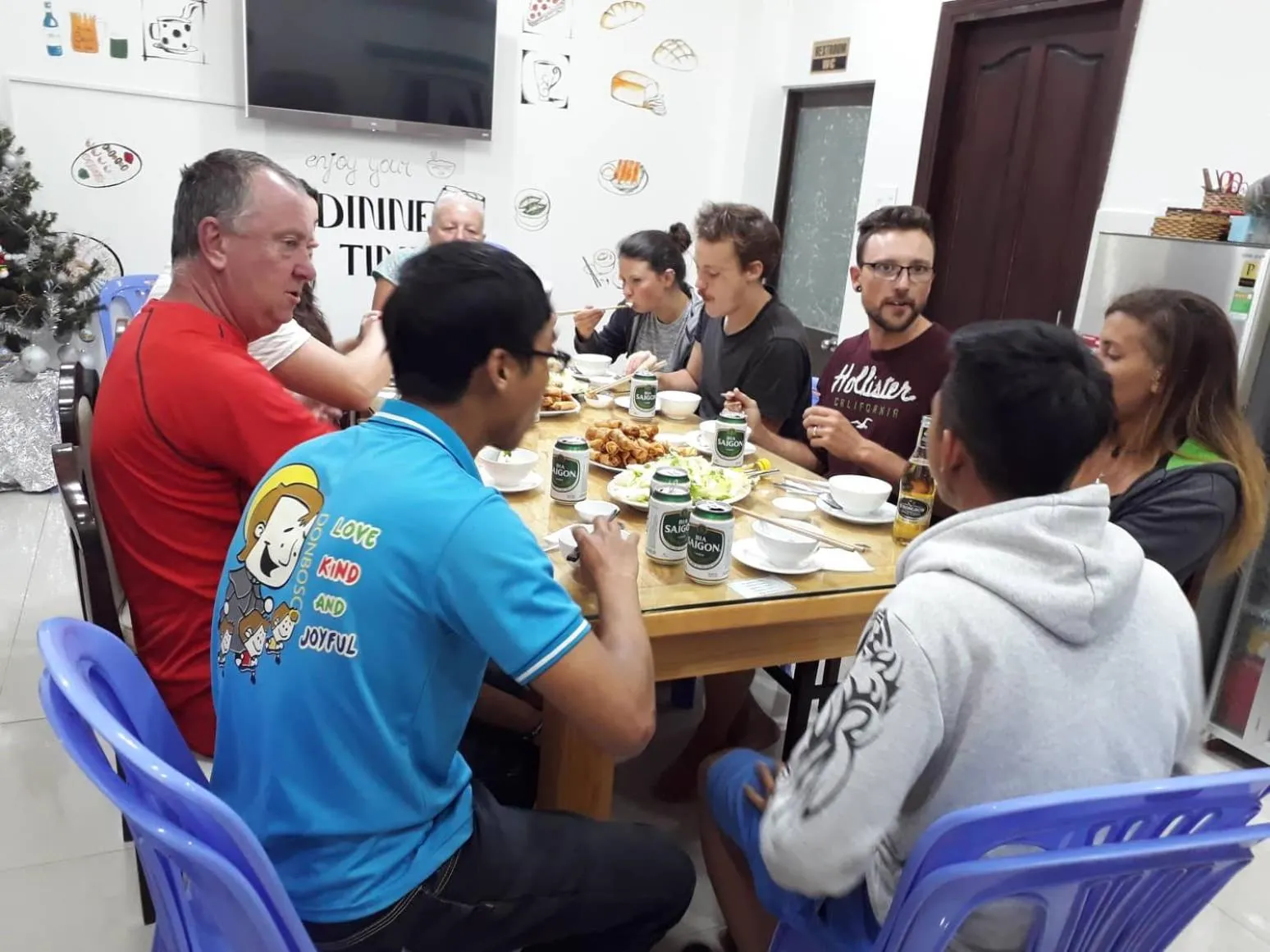 People in Cam Ly Homestay