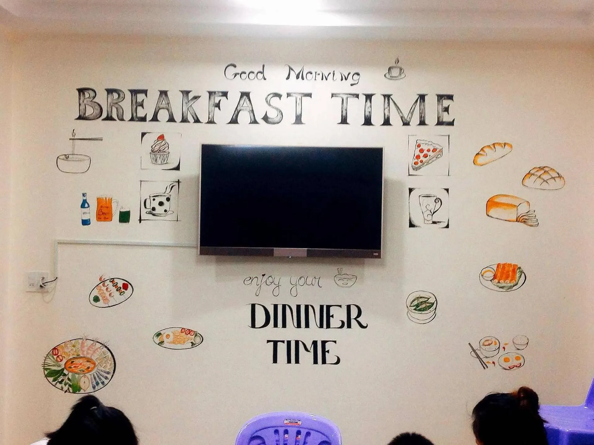 Dining area in Cam Ly Homestay