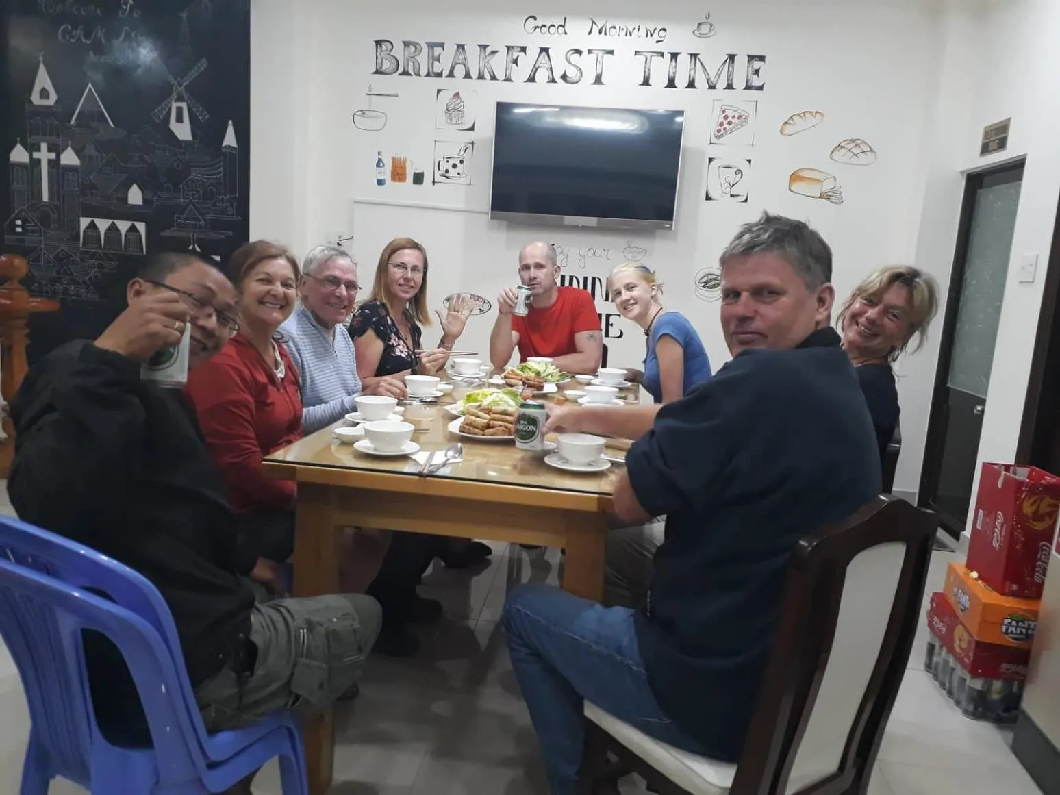 People in Cam Ly Homestay