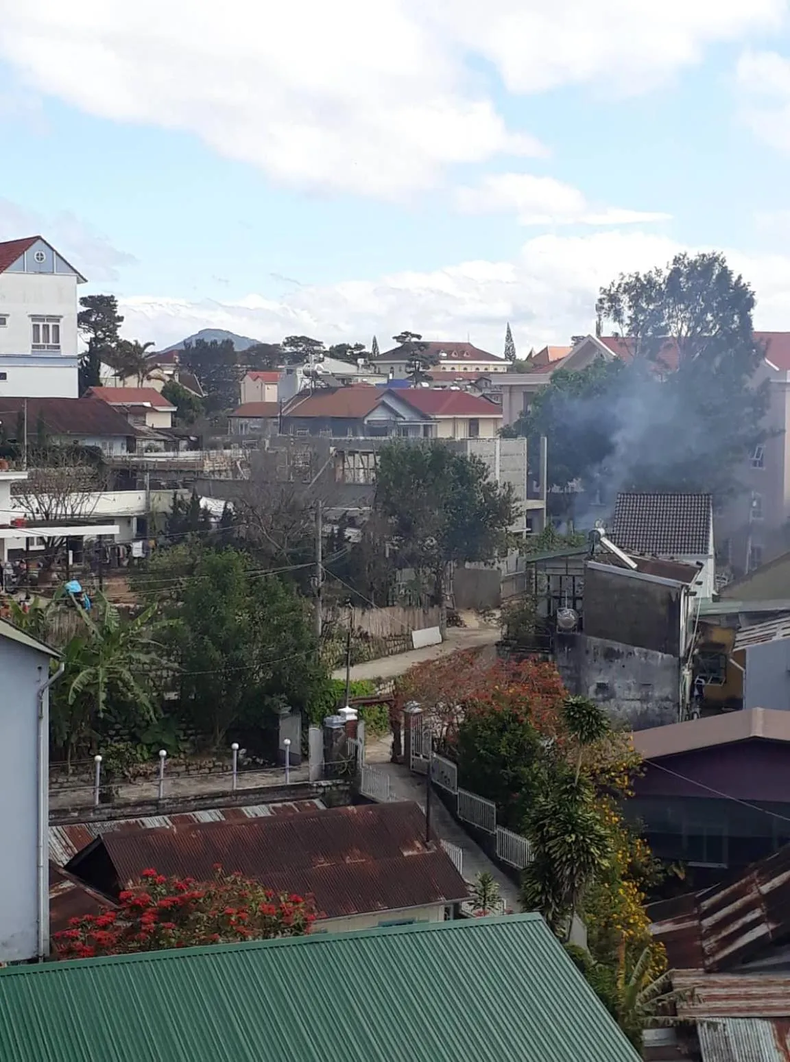 Street view in Cam Ly Homestay