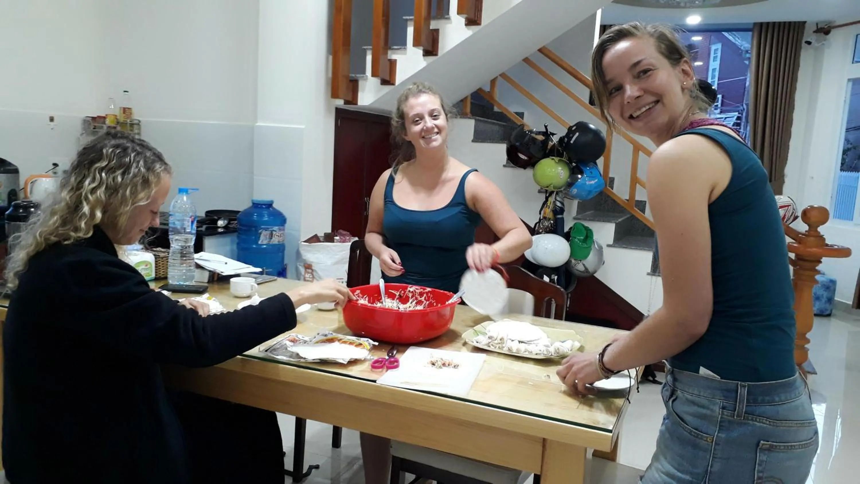 People in Cam Ly Homestay