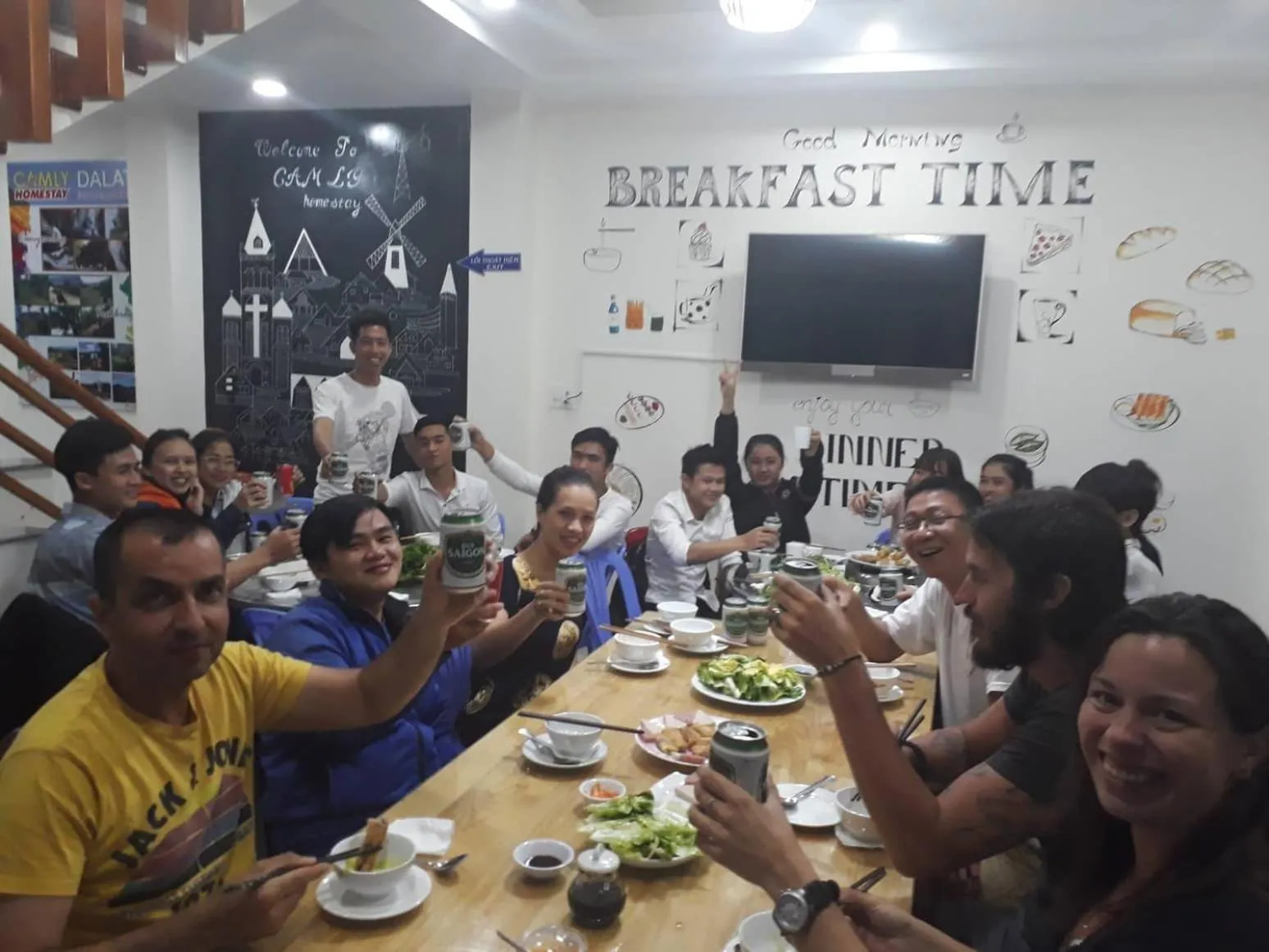 People in Cam Ly Homestay