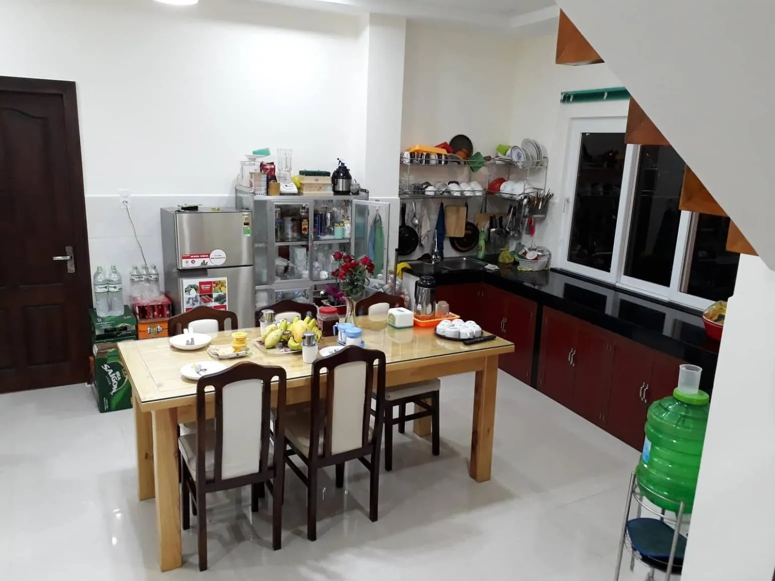Dining area in Cam Ly Homestay