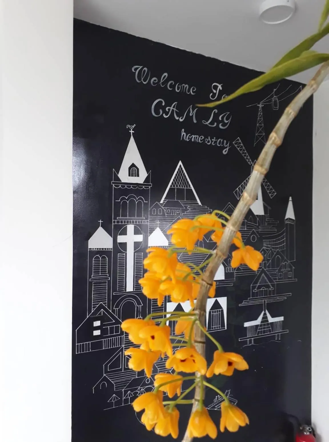 Decorative detail in Cam Ly Homestay