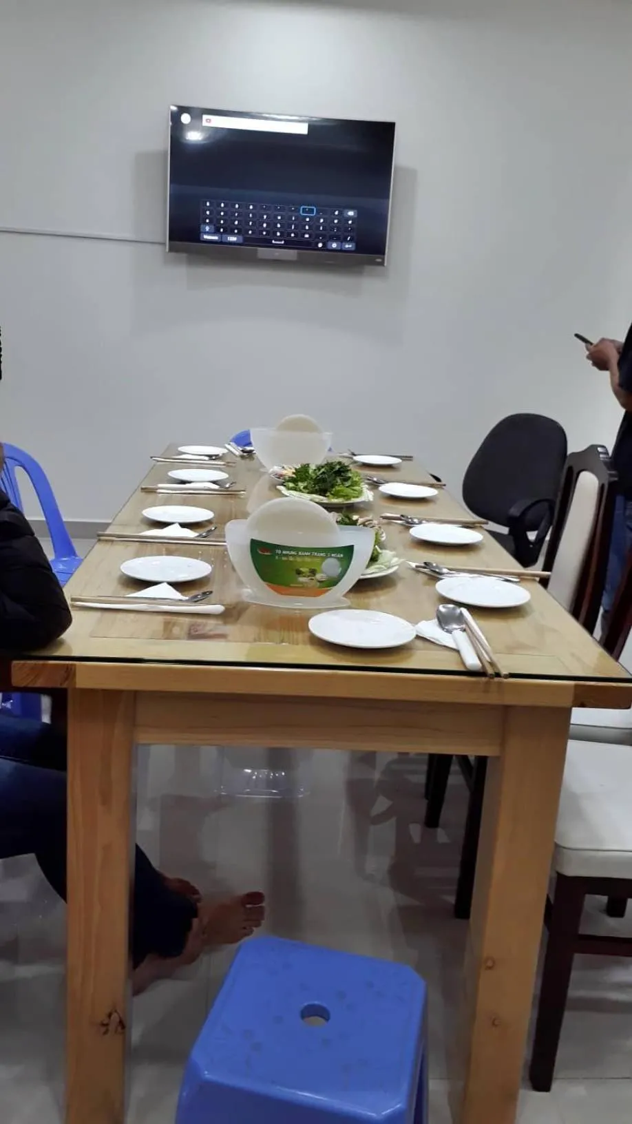 Dining area in Cam Ly Homestay