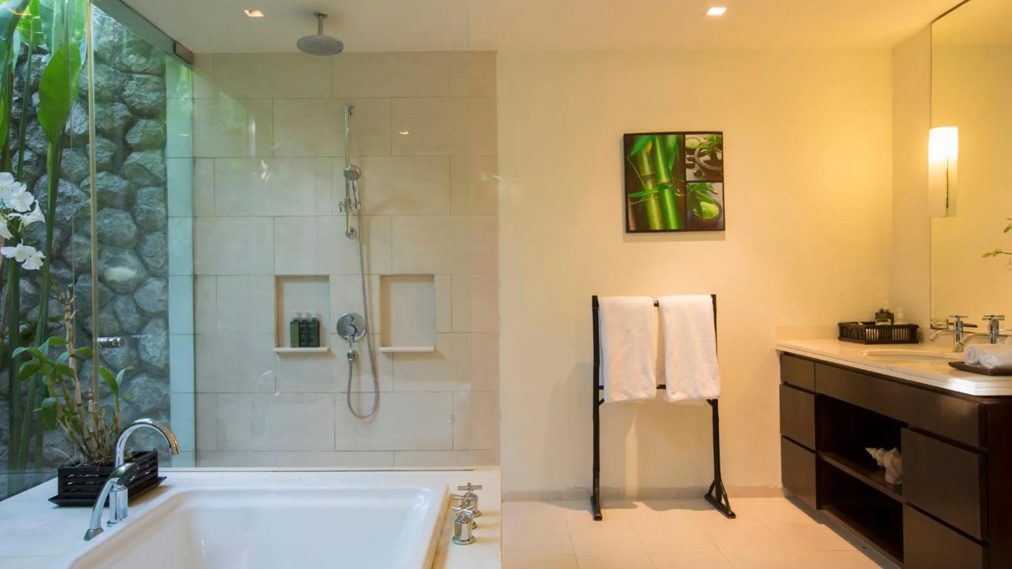 Shower in Jivana Beach Villas
