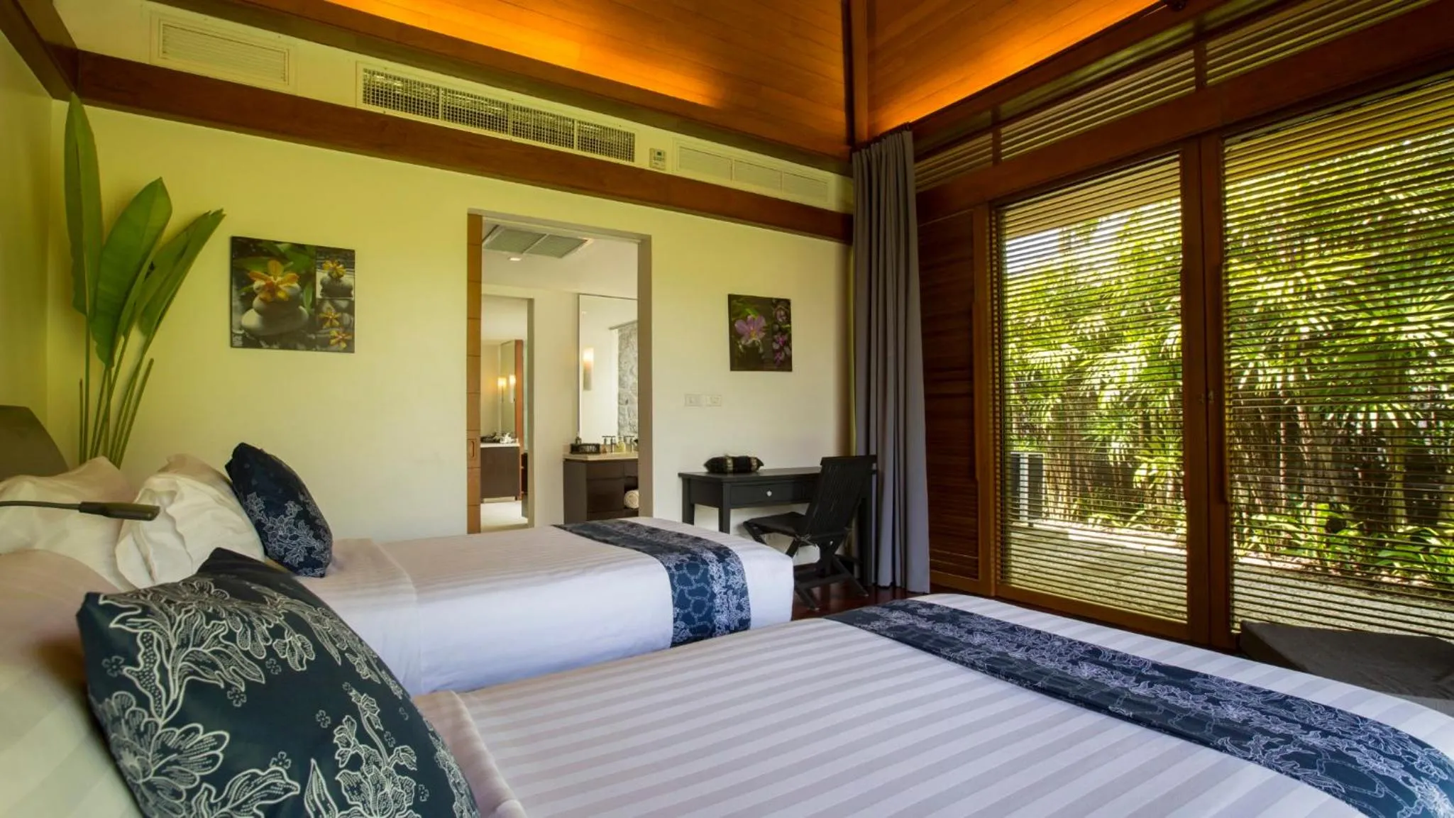 Bed in Jivana Beach Villas