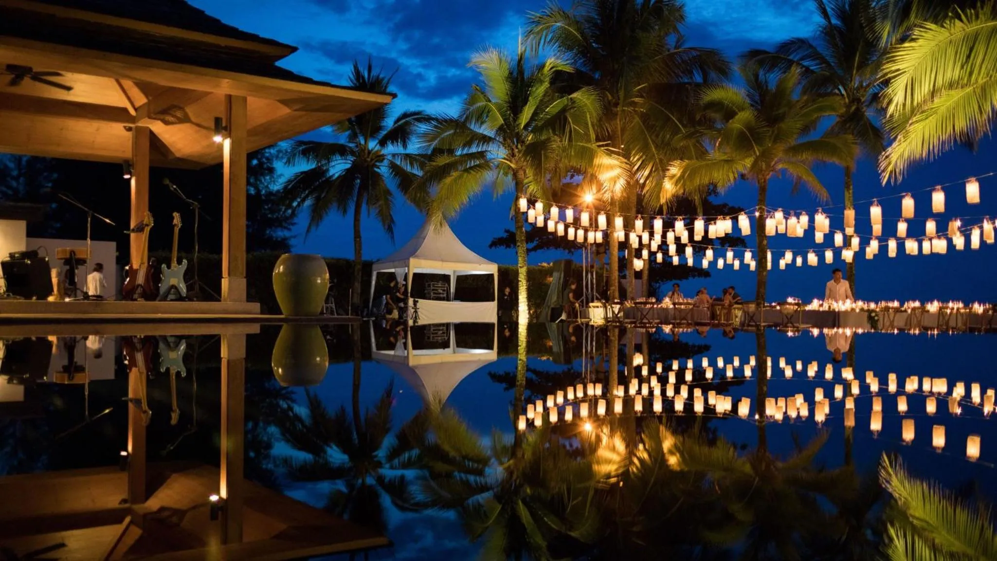 Night in Jivana Beach Villas