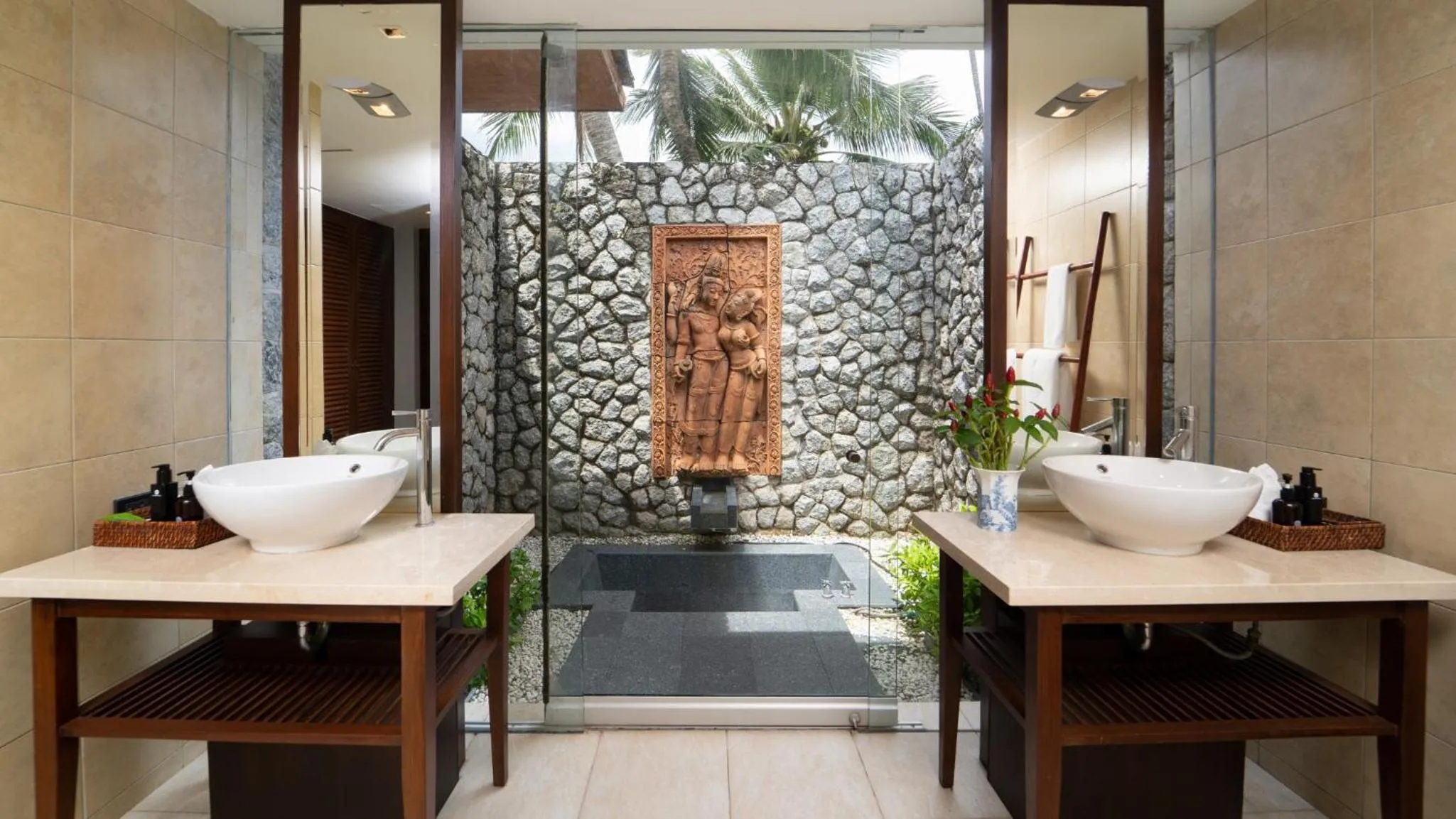 Bathroom in Jivana Beach Villas