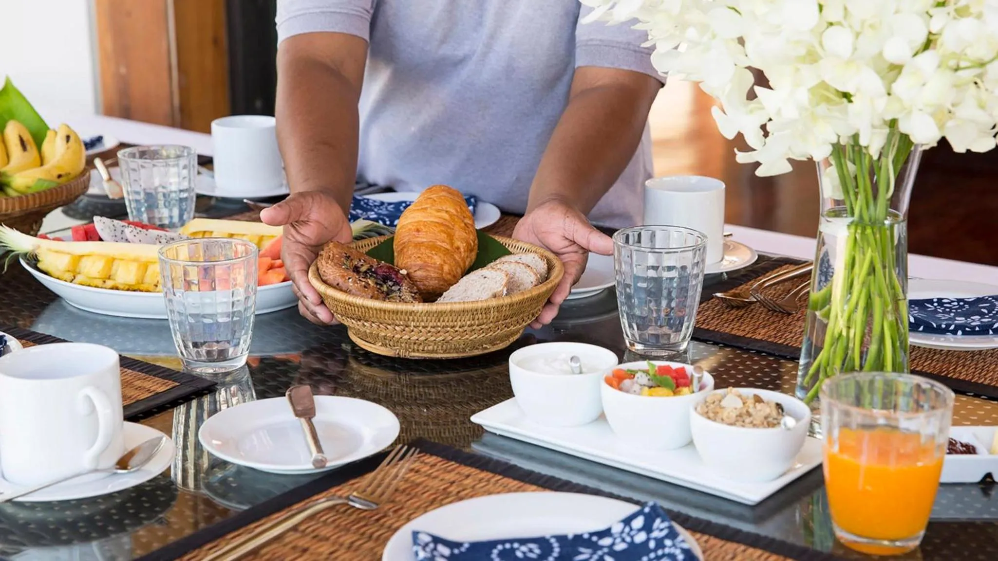 Food and drinks in Jivana Beach Villas