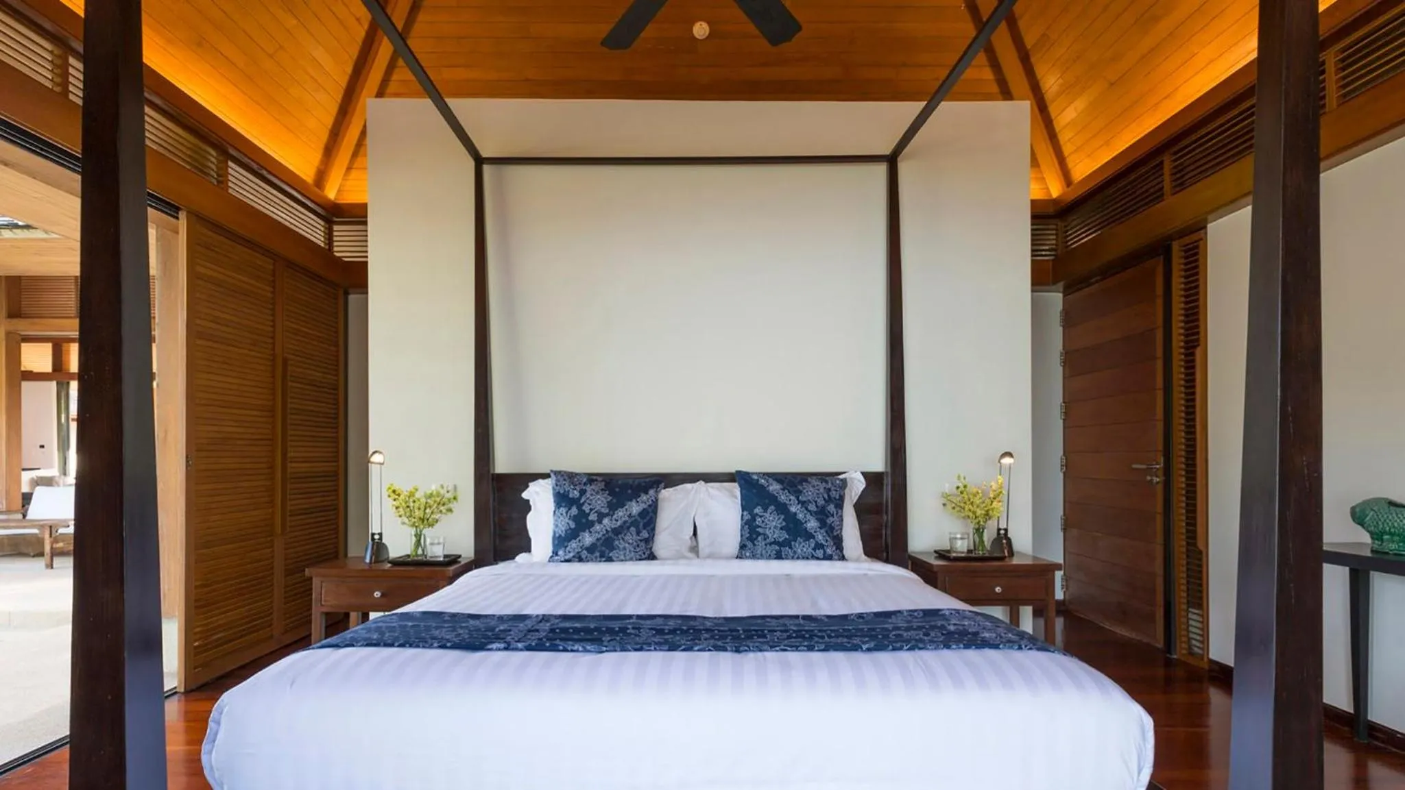 Bed in Jivana Beach Villas