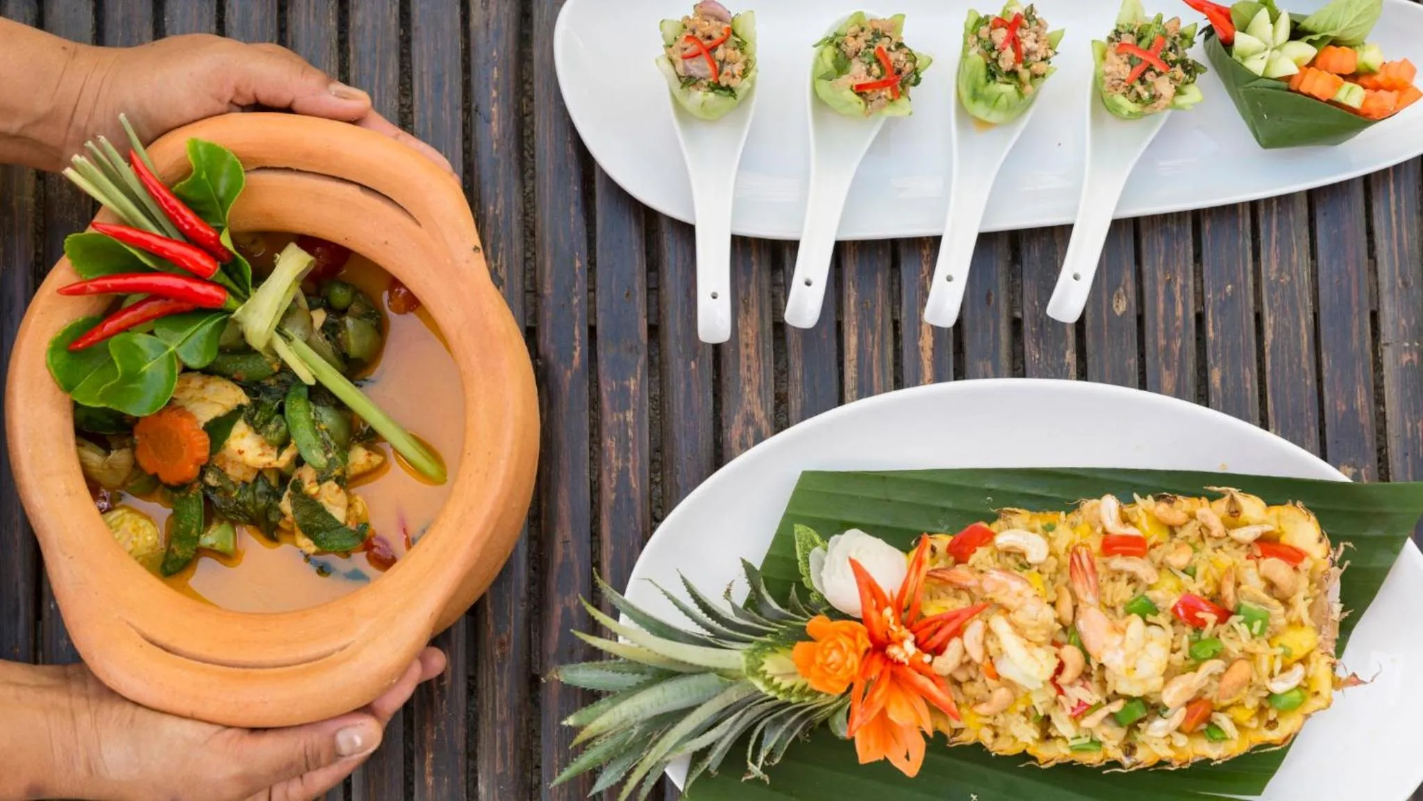 Food in Jivana Beach Villas