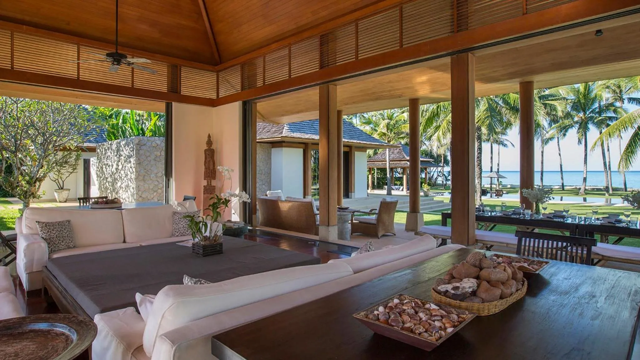 Living room in Jivana Beach Villas