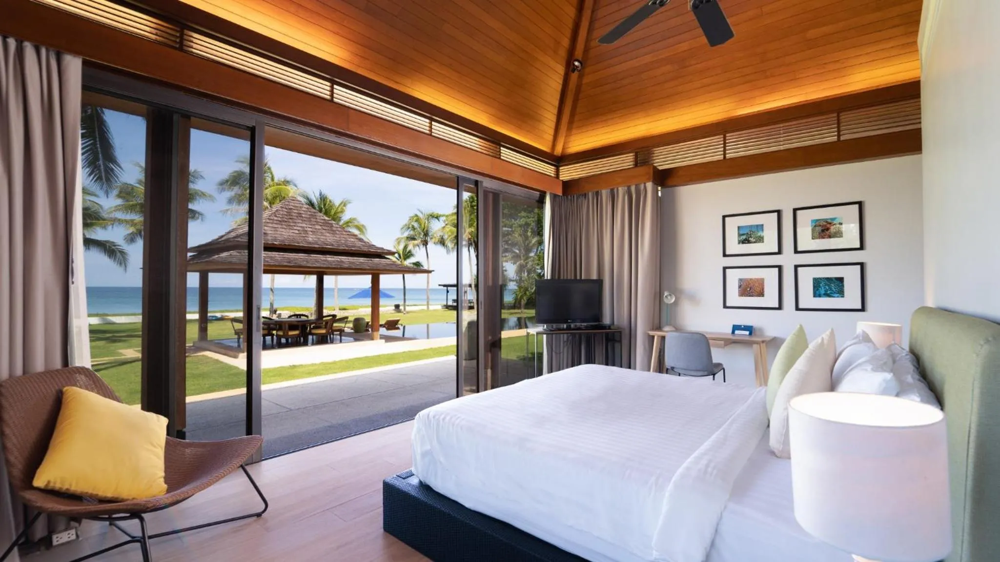 Living room, Bed in Jivana Beach Villas