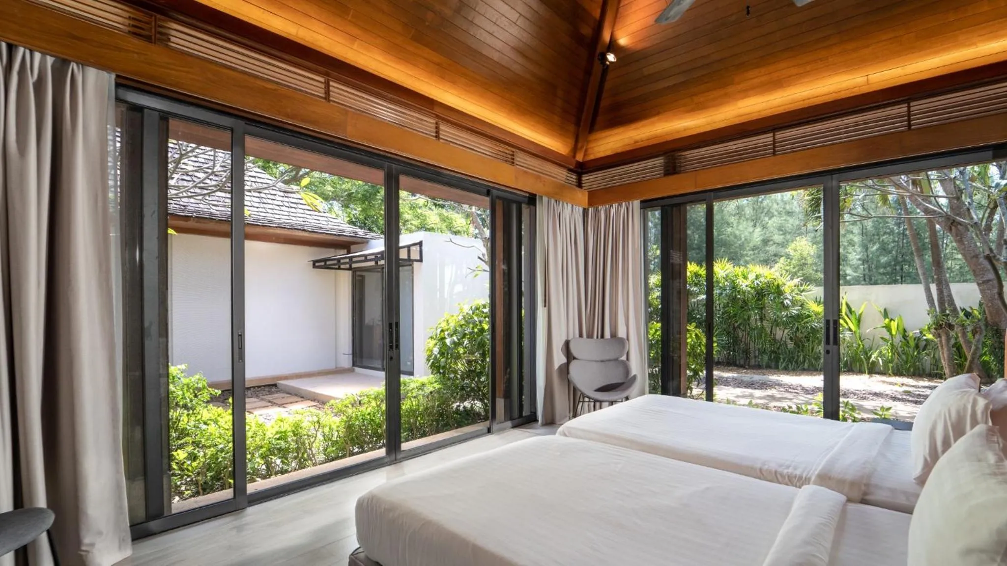 Bed in Jivana Beach Villas