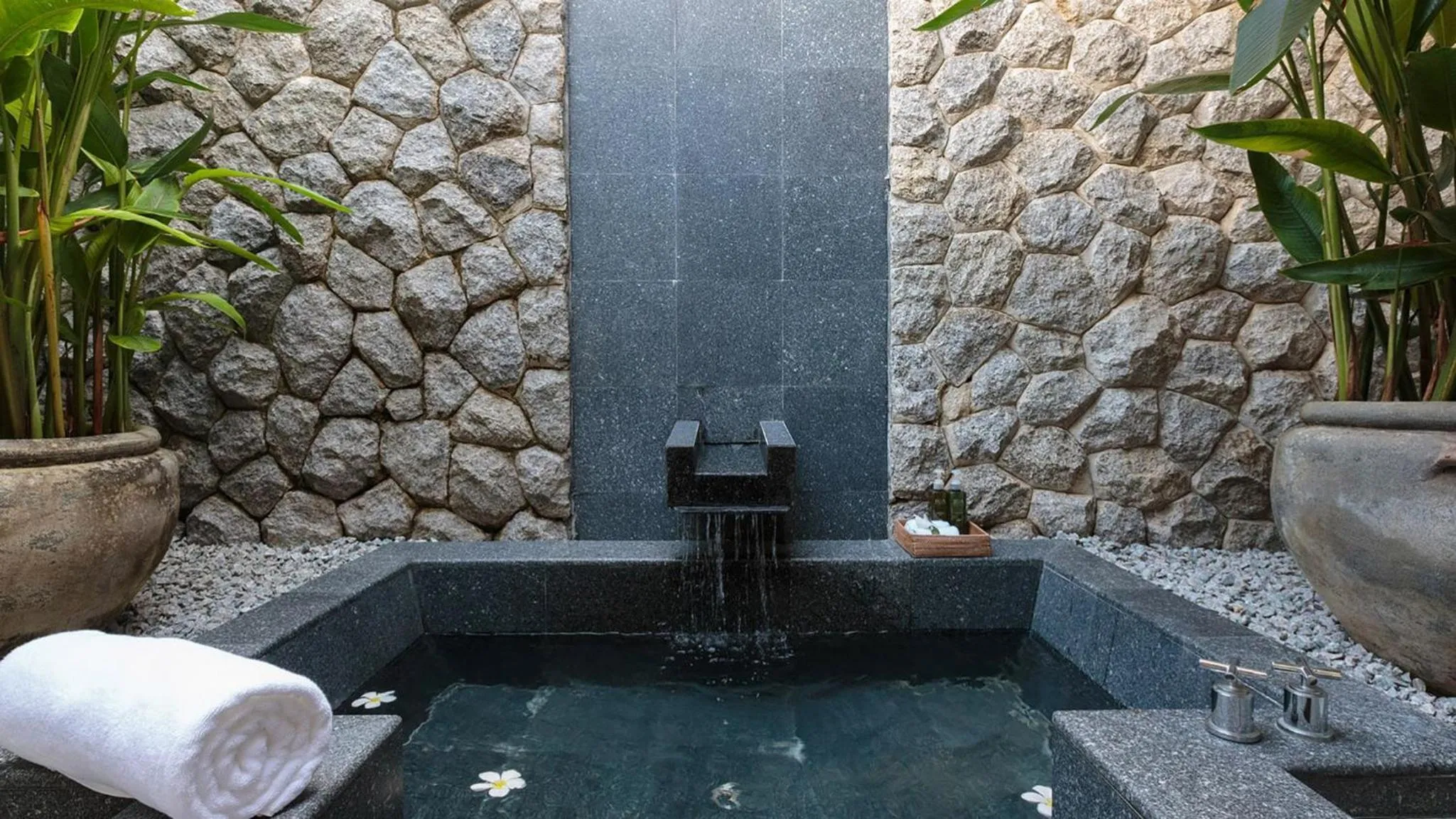 Hot Tub in Jivana Beach Villas