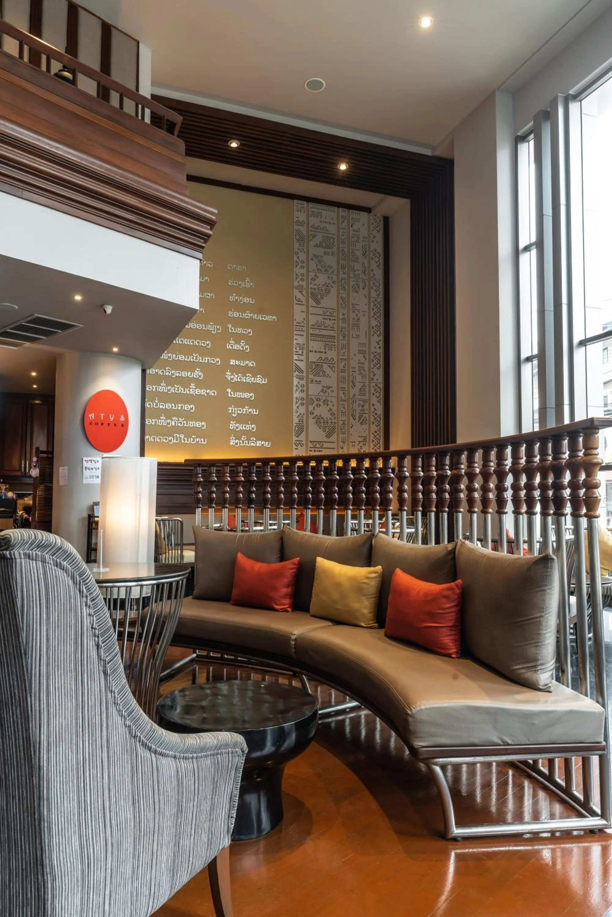 Lobby or reception in Grand Hotel Vientiane